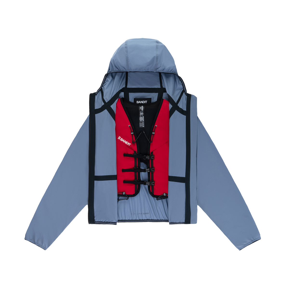 BANDIT RUNNING — MEN'S AIRTASTIC™ JACKET WITH VEST — STEEL HORIZON