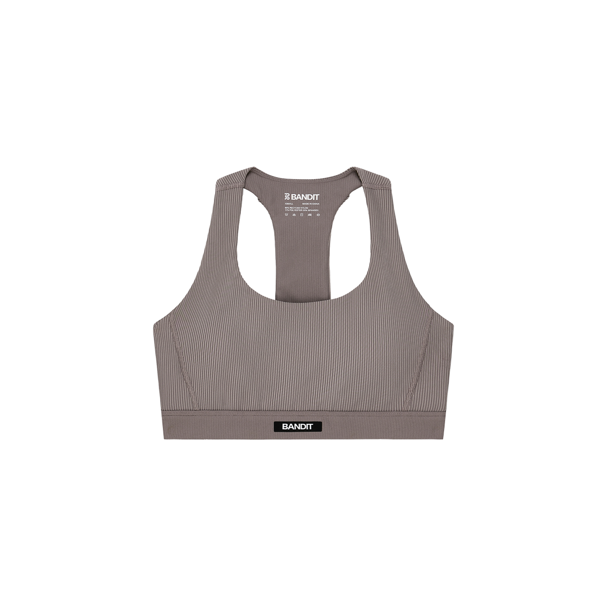 BBandit Running Women's Striped Cadence™ Scoop Neck T-Back Run Bra