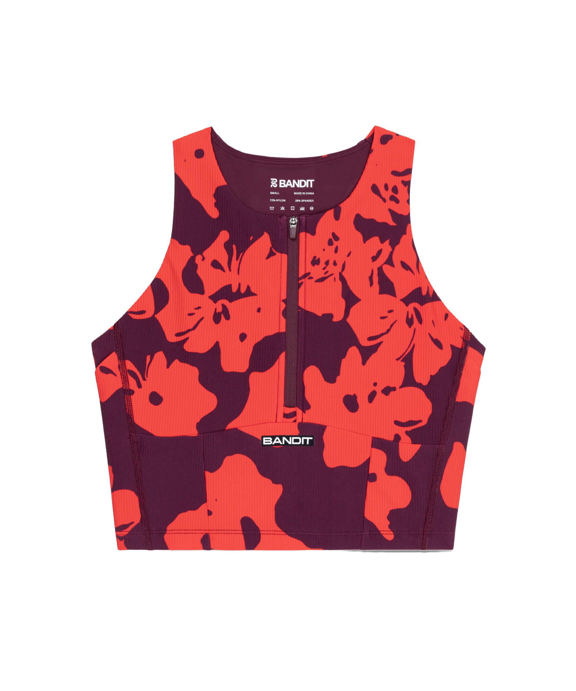 Bandit Running Cadence™ Zip Front Race Crop