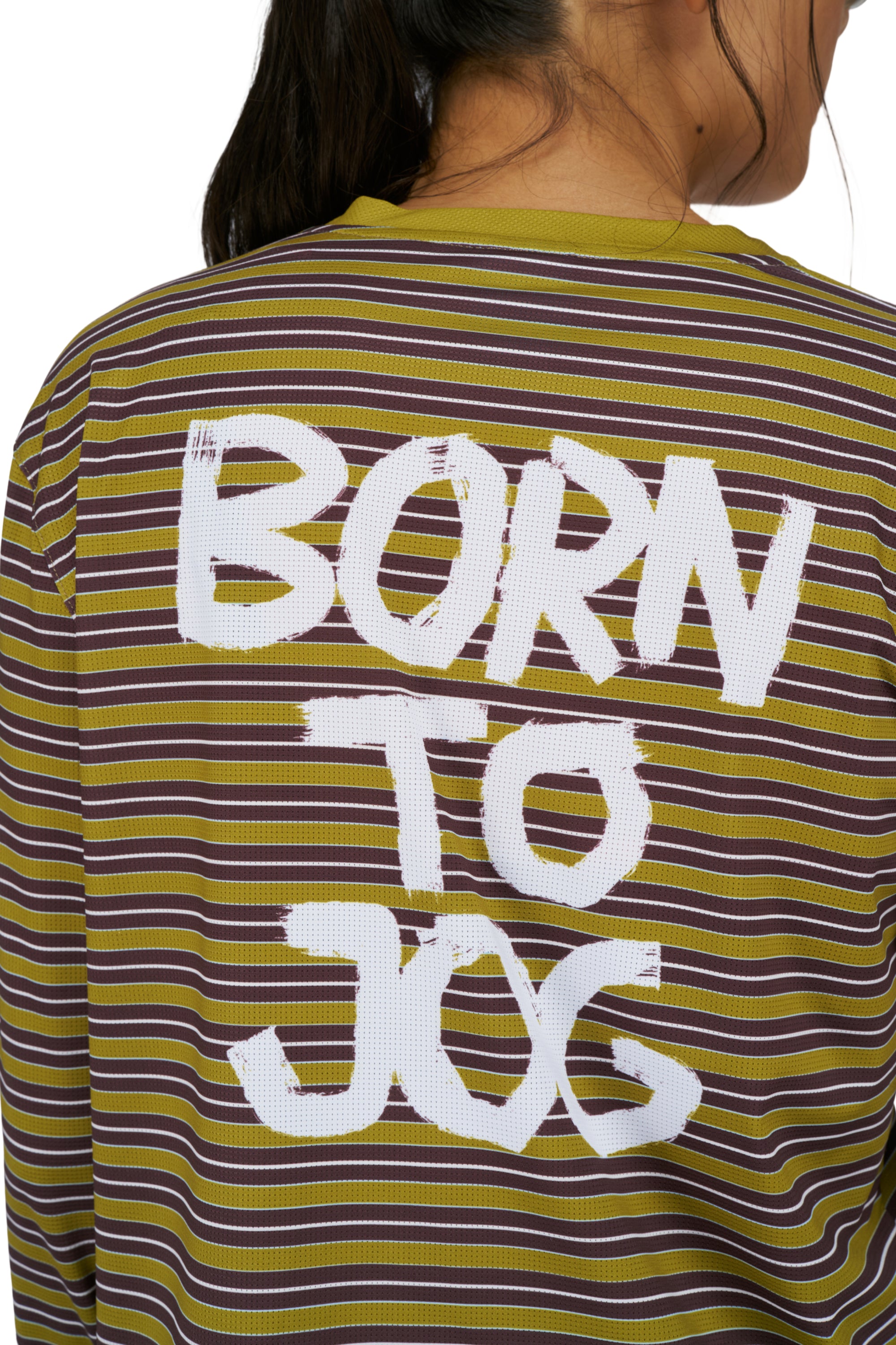 UNNA BORN TO JOG STRIPED LS W