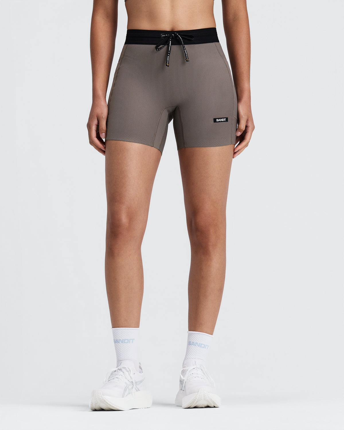 Bandit Running Women's Striped Cadence™ 5" Compression Shorts