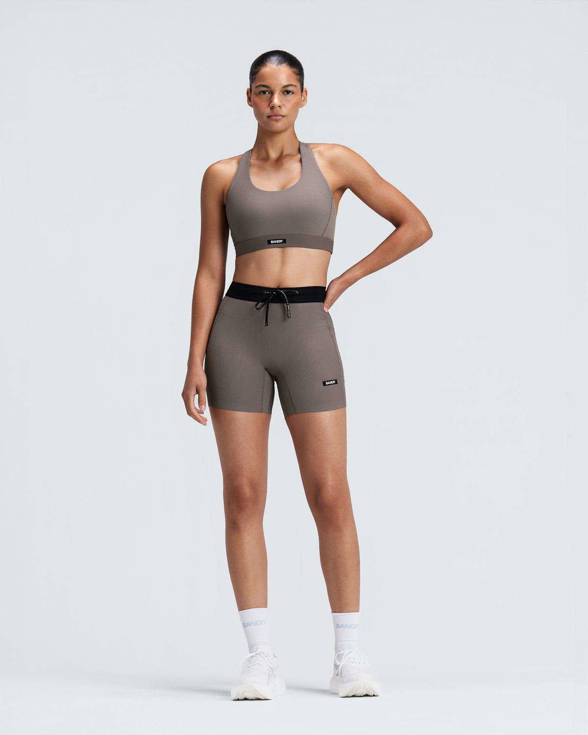 BBandit Running Women's Striped Cadence™ Scoop Neck T-Back Run Bra