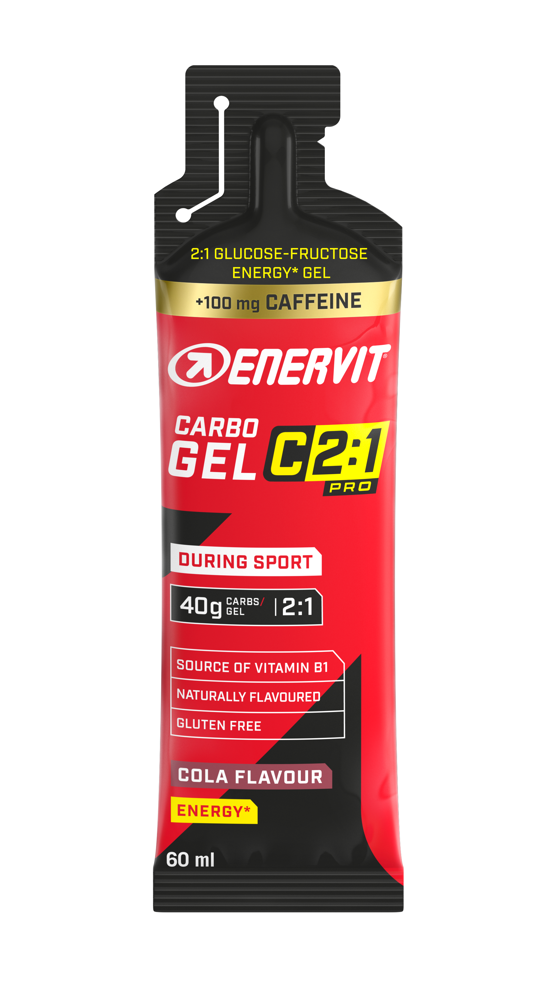 ENERVIT CARBO GEL CON CAFFEINA C 2:1