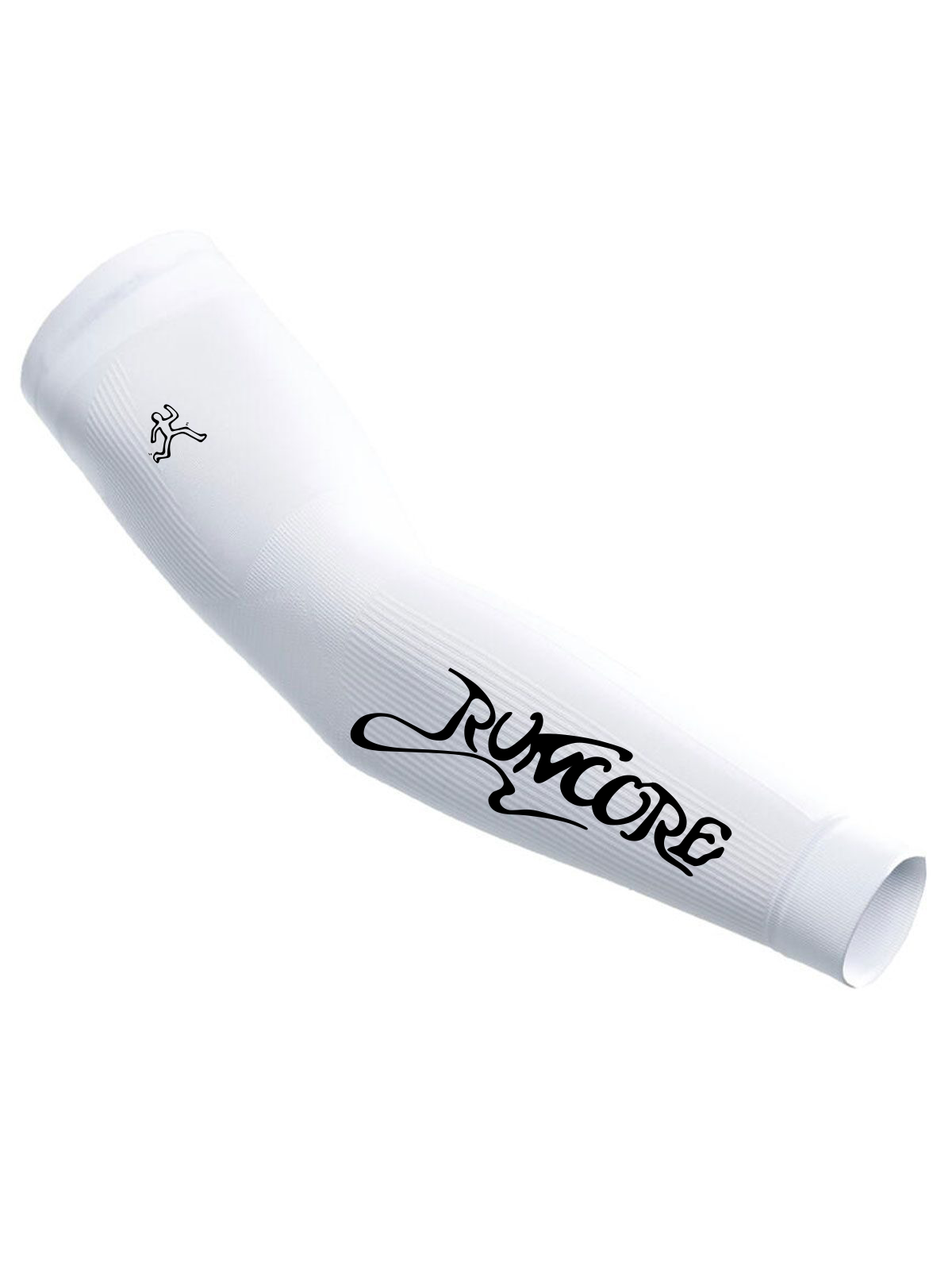 Armsleeve Runcore bianco/nero