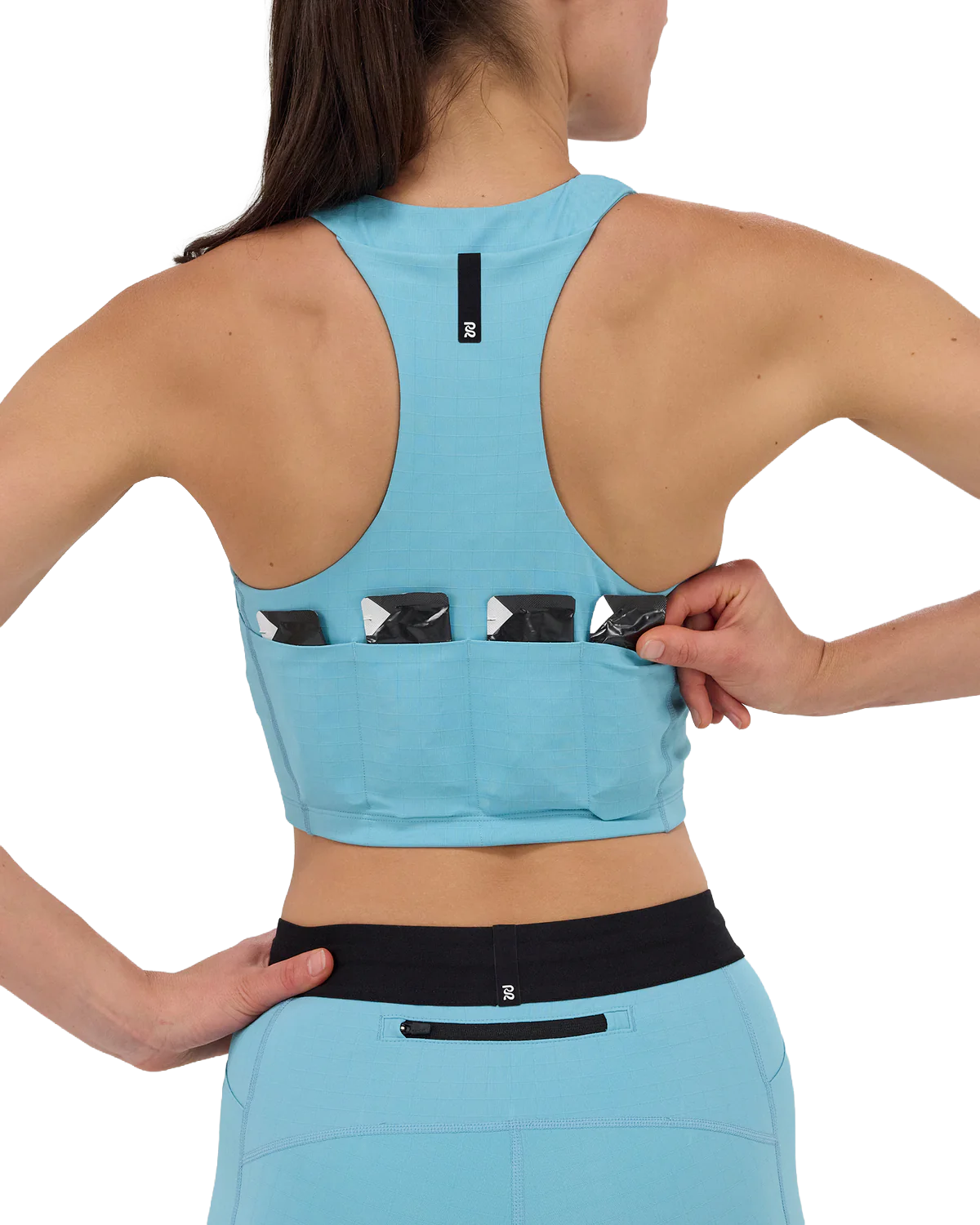 Bandit Running Gridlock™ Zip Front Race Crop