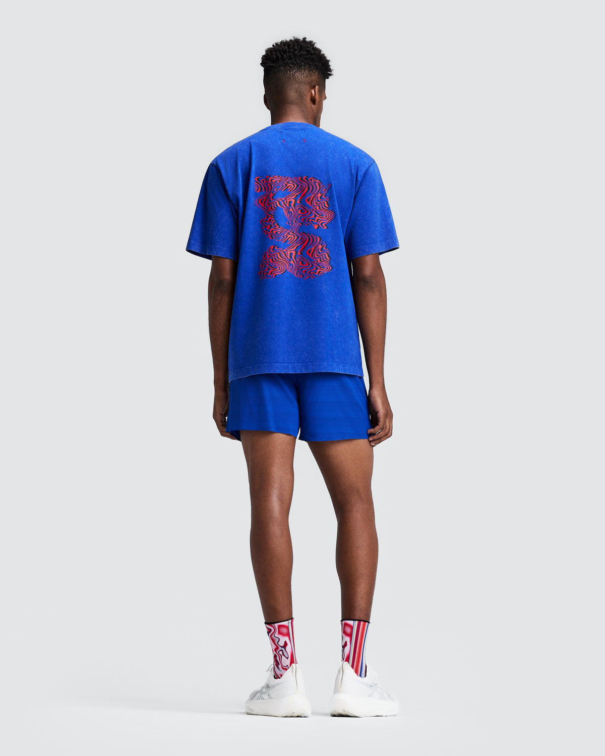 BANDIT RUNNING — Men's CoolGrid™ 5" Run Short · Bauhaus Blue