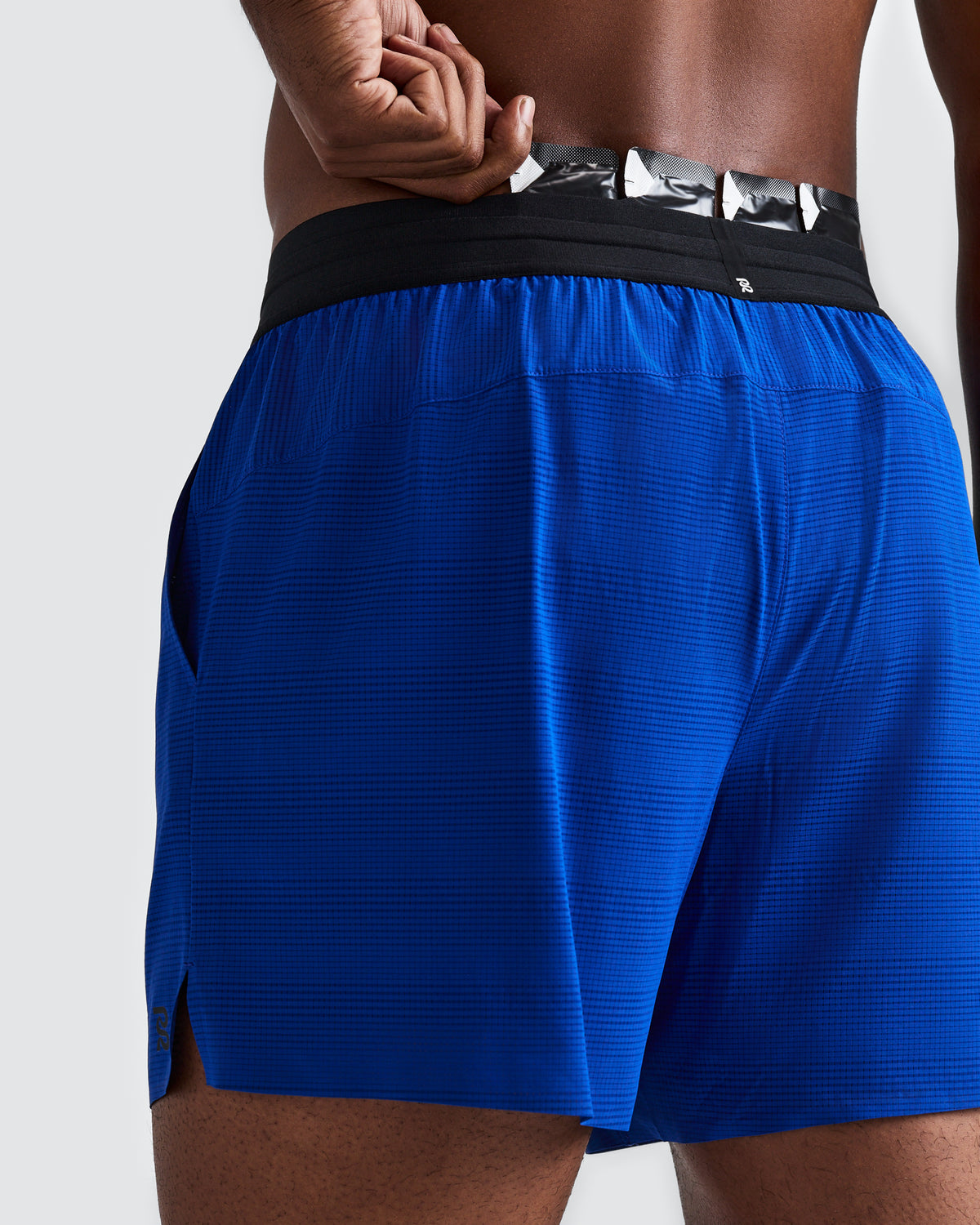 BANDIT RUNNING — Men's CoolGrid™ 5" Run Short · Bauhaus Blue