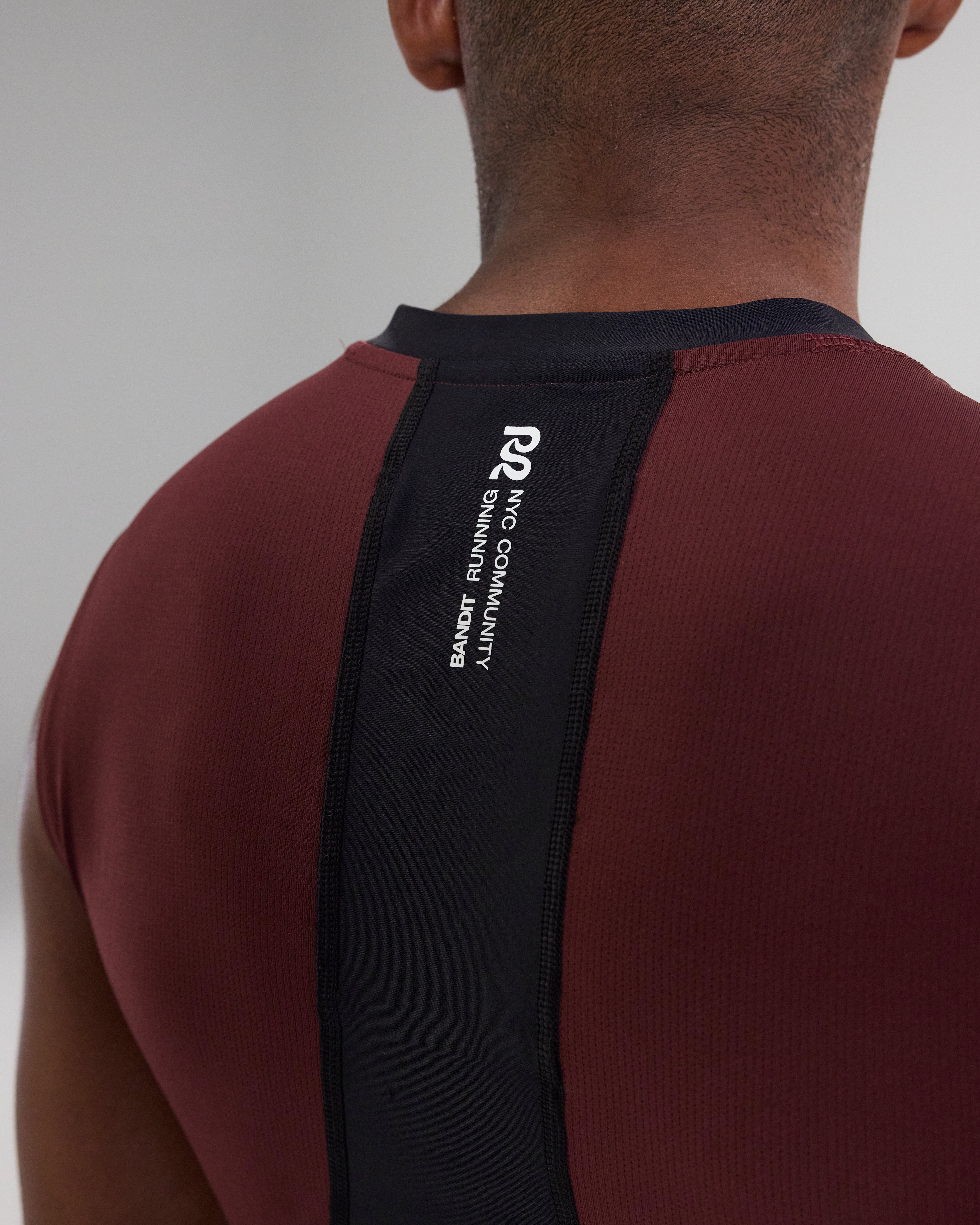 Bandit Running Pieced Sleeveless Quarter Zip