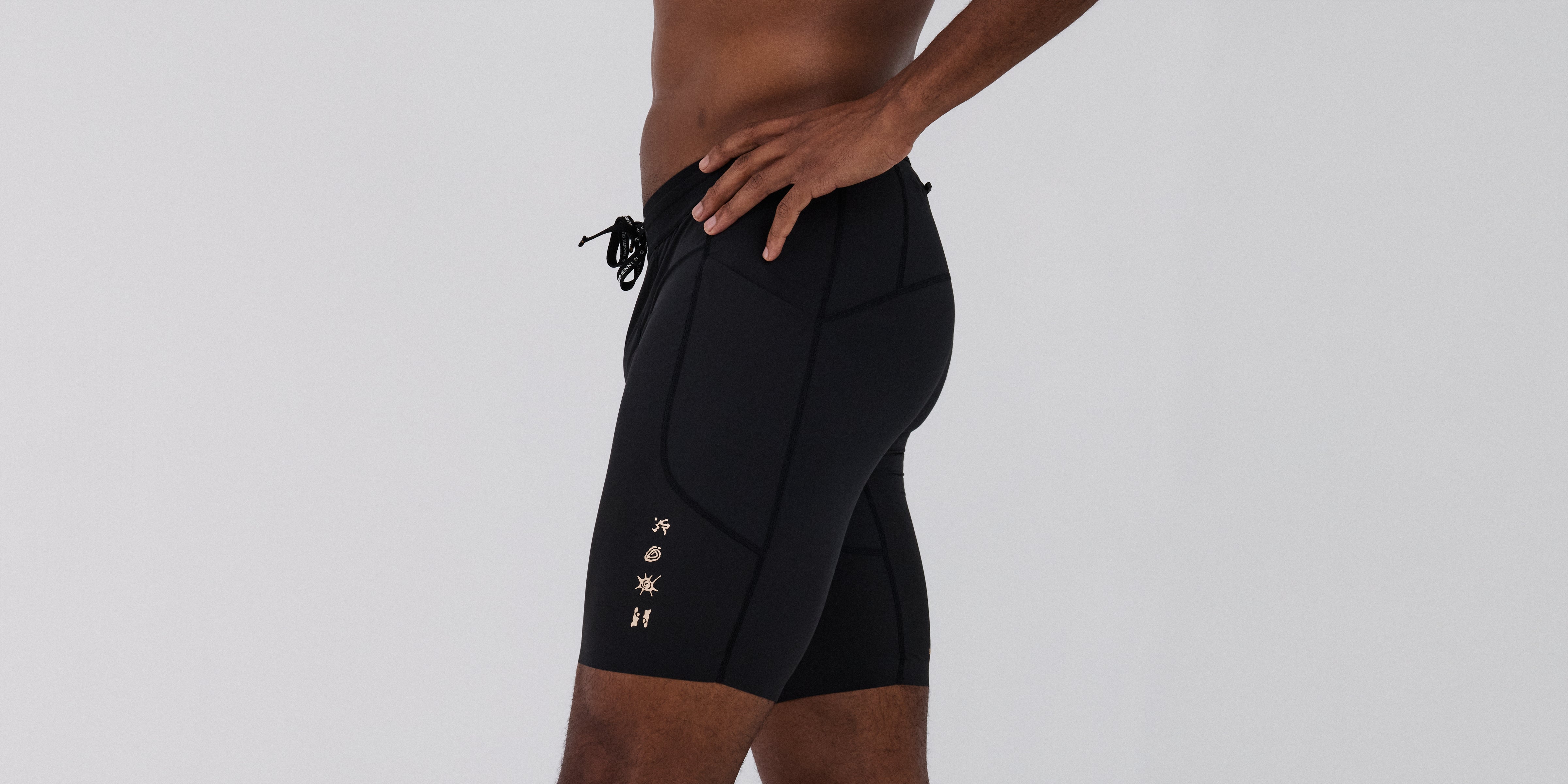 BANDIT RUNNING SO-LITE 1/2 TIGHT (NERO)