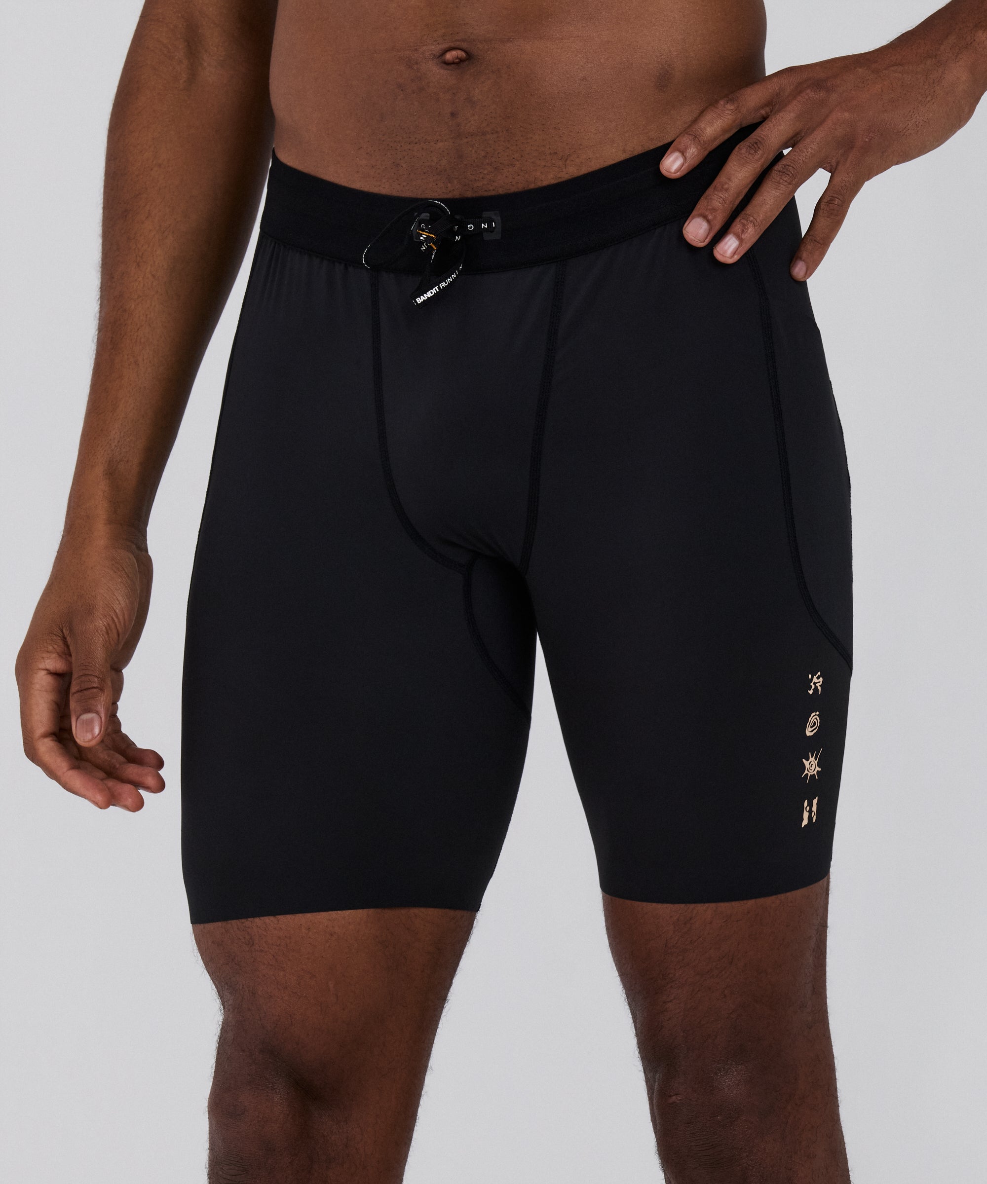 BANDIT RUNNING SO-LITE 1/2 TIGHT (NERO)