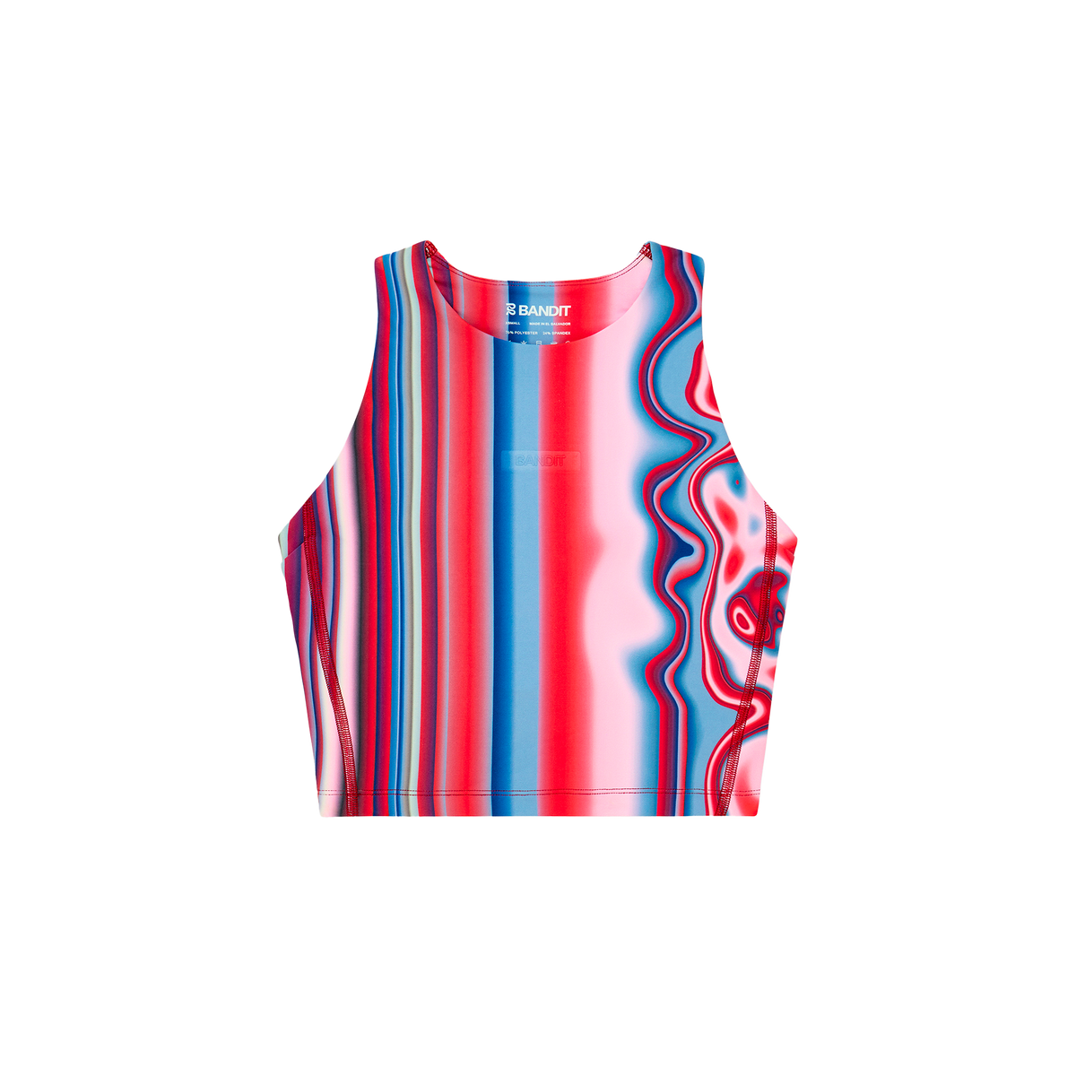 BANDIT RUNNING VANISHER STAMINA CROP MELTED GRADIENT