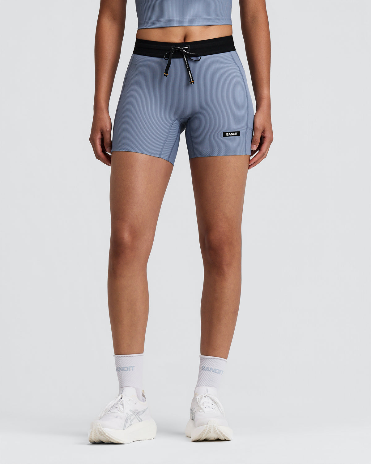 Bandit Running Women's Striped Cadence™ 5" Compression Shorts