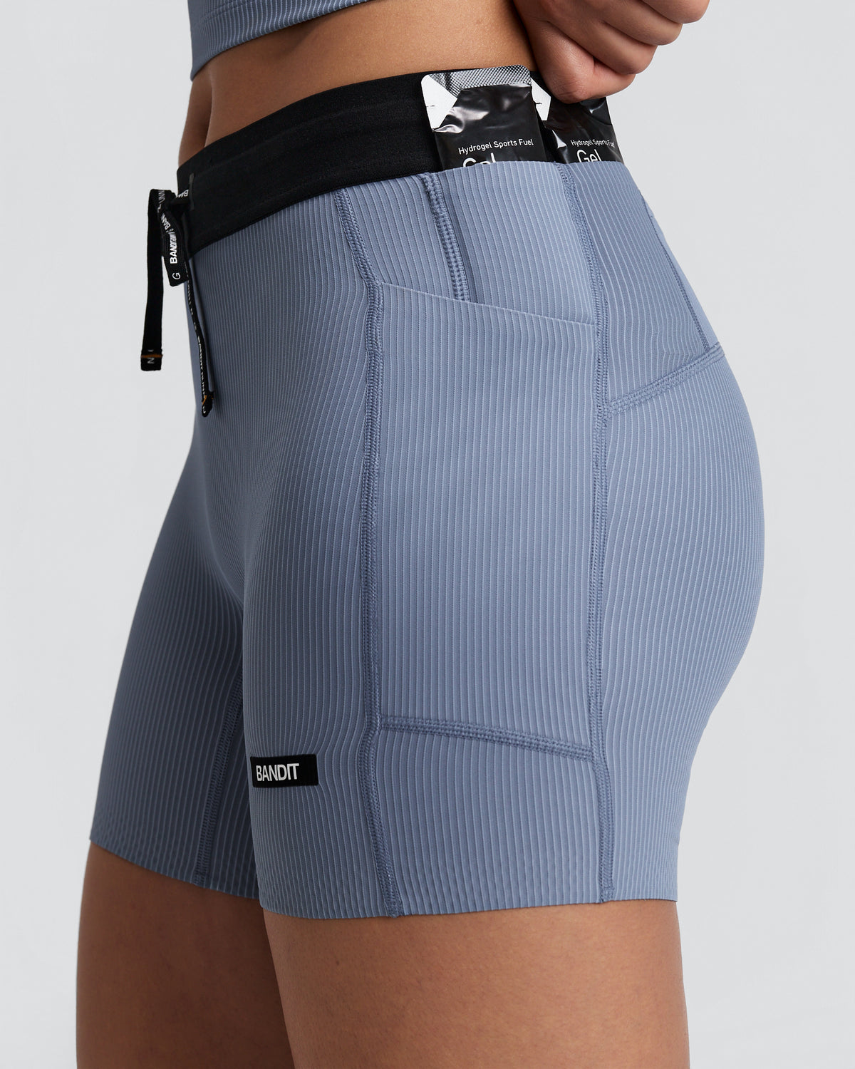 Bandit Running Women's Striped Cadence™ 5" Compression Shorts