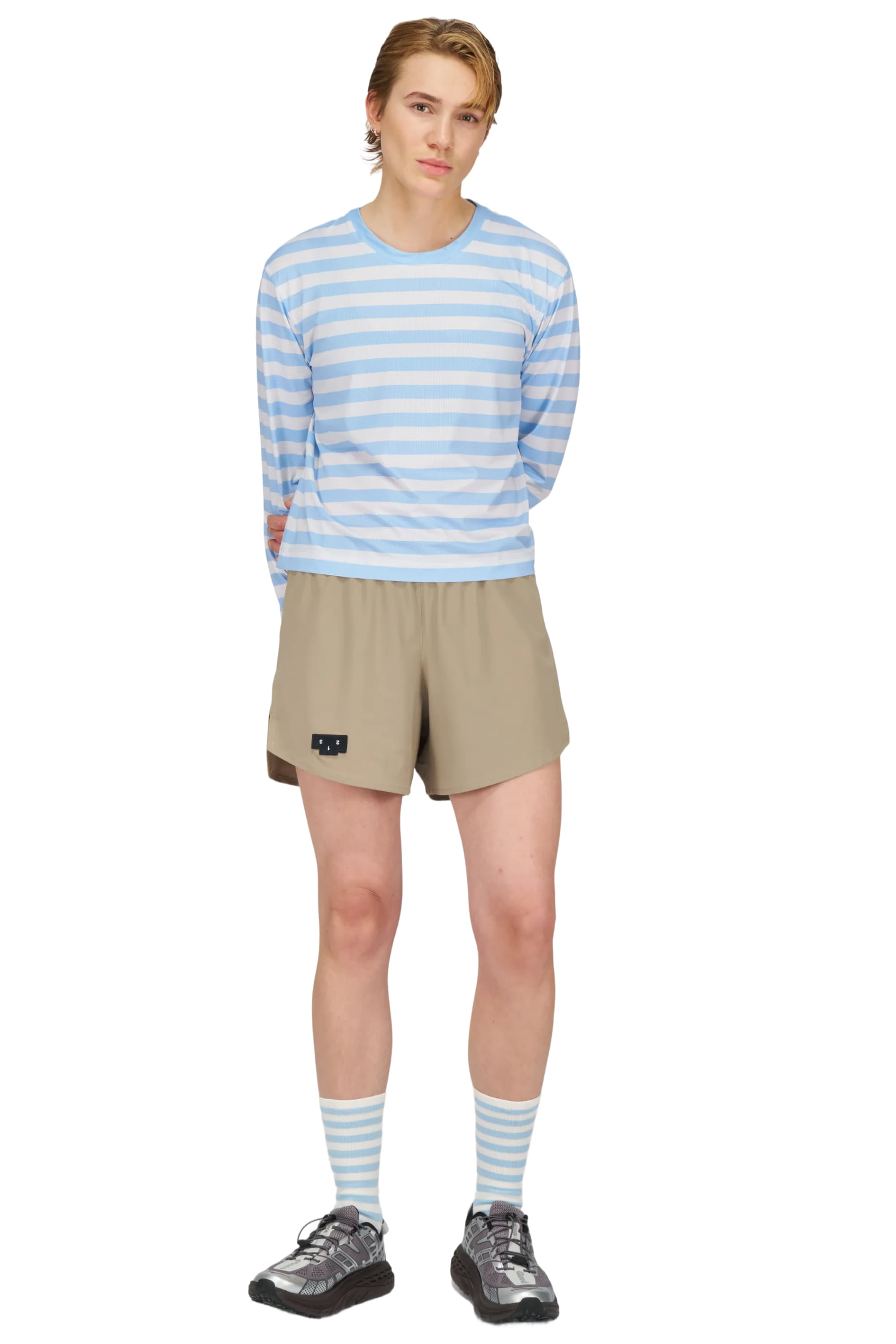 UNNA STRIPED LONG SLEEVE W