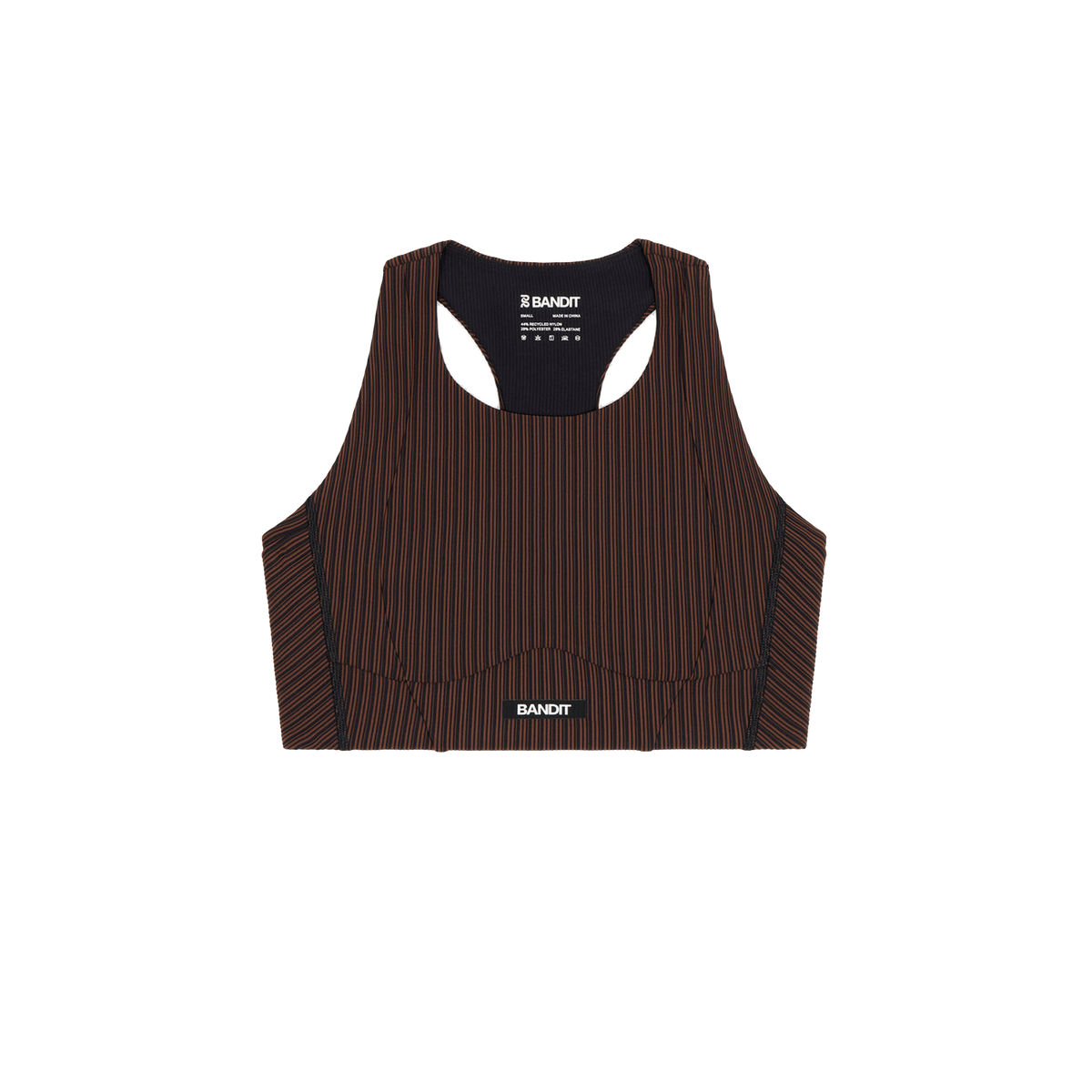 BANDIT RUNNING WOMEN'S STRIPED CADENCE™ LONGLINE BRA