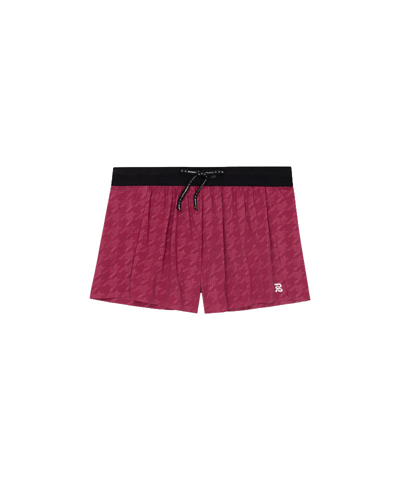 Bandit Running Vento Women's 3 in Splitty Short  (Heat Embossed)