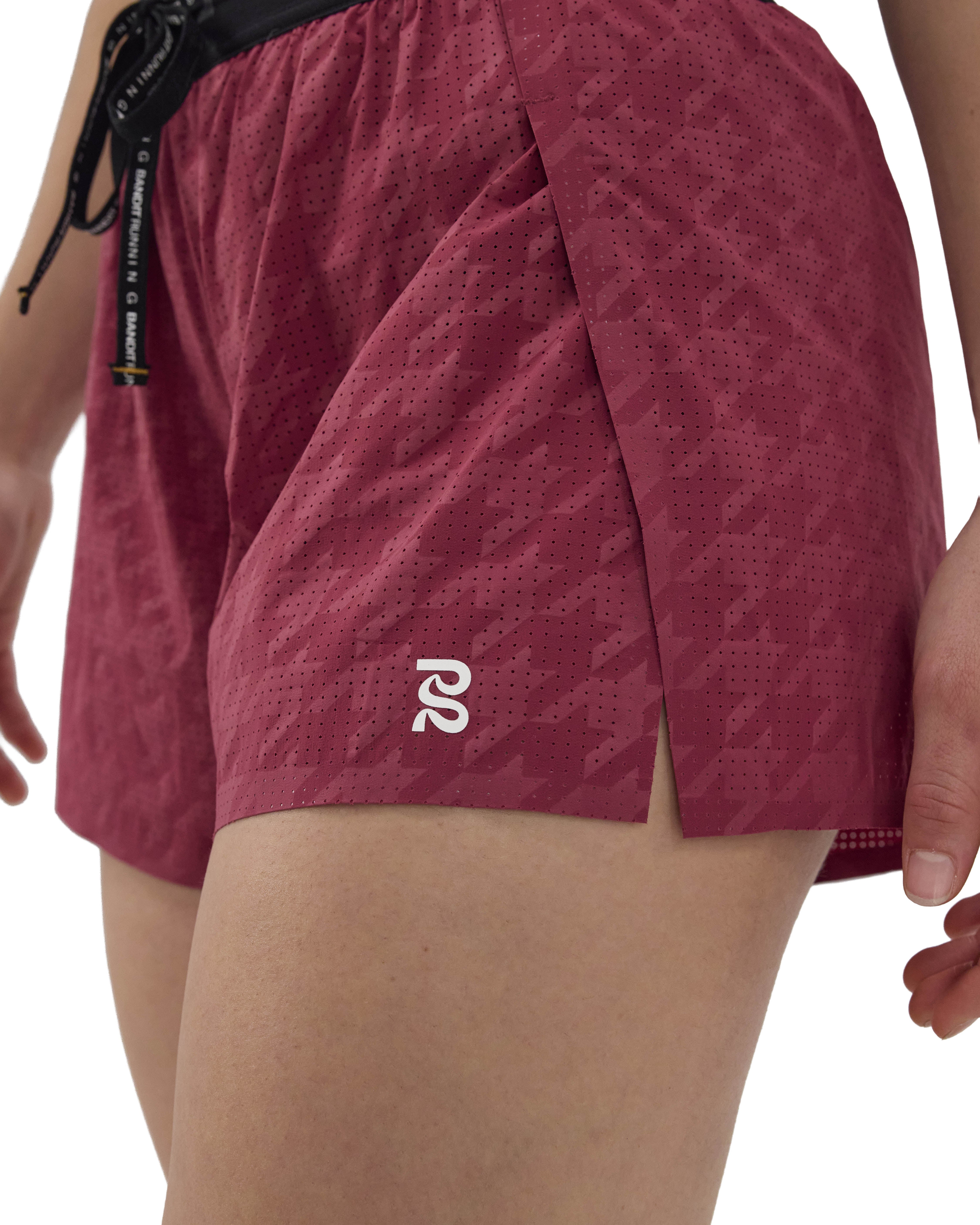 Bandit Running Vento Women's 3 in Splitty Short  (Heat Embossed)