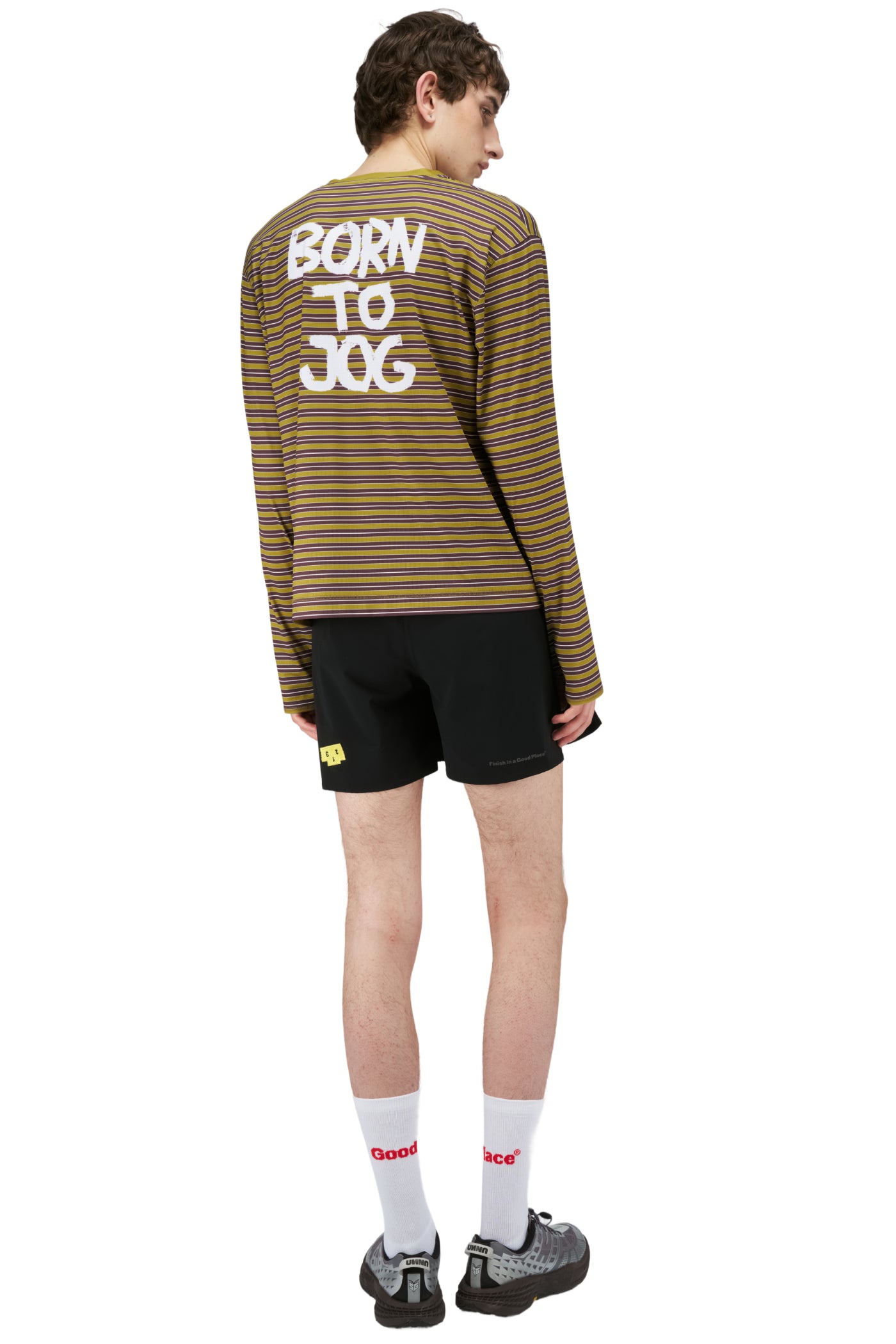 UNNA BORN TO JOG LS STRIPED M