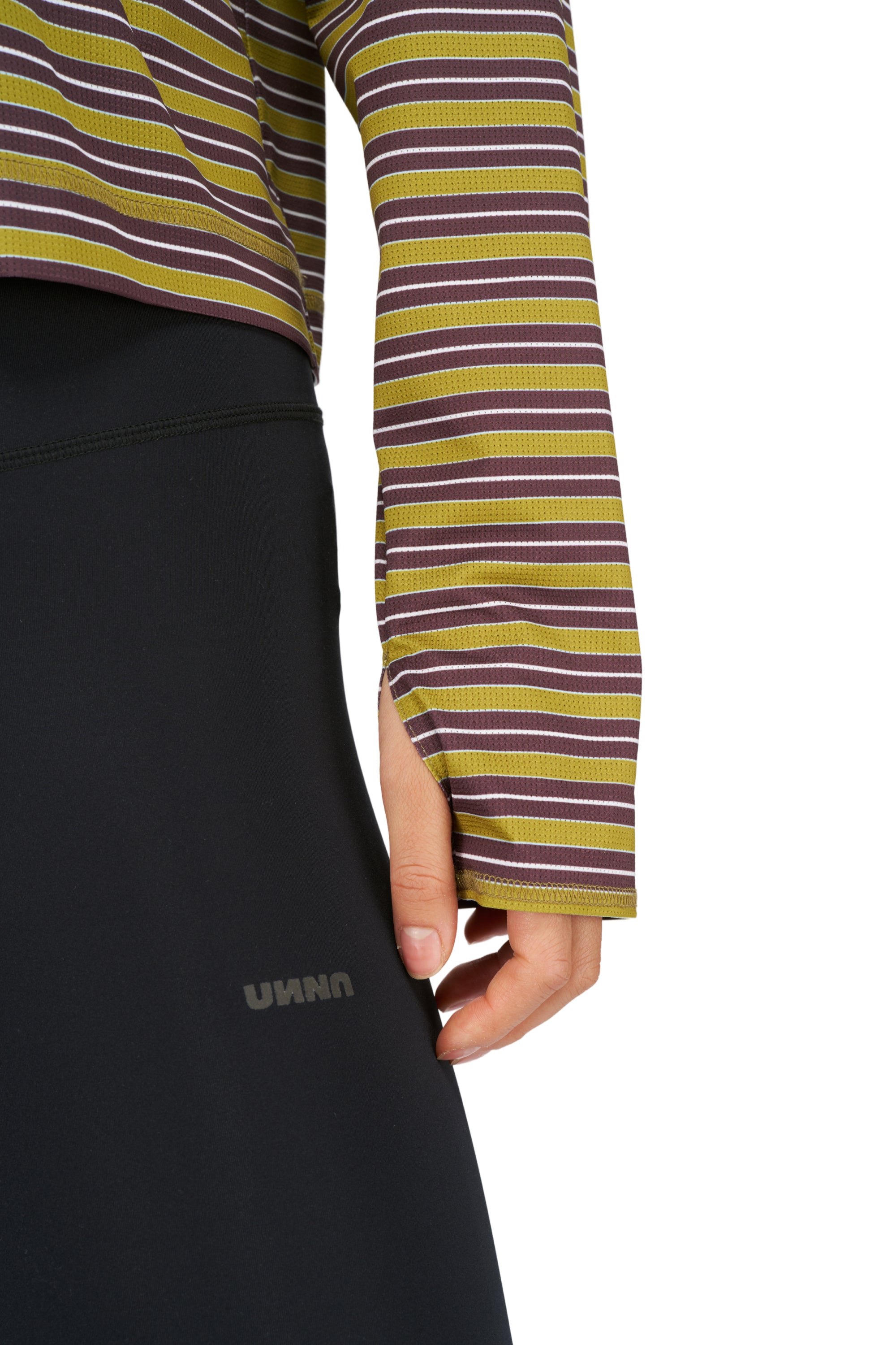UNNA BORN TO JOG STRIPED LS W