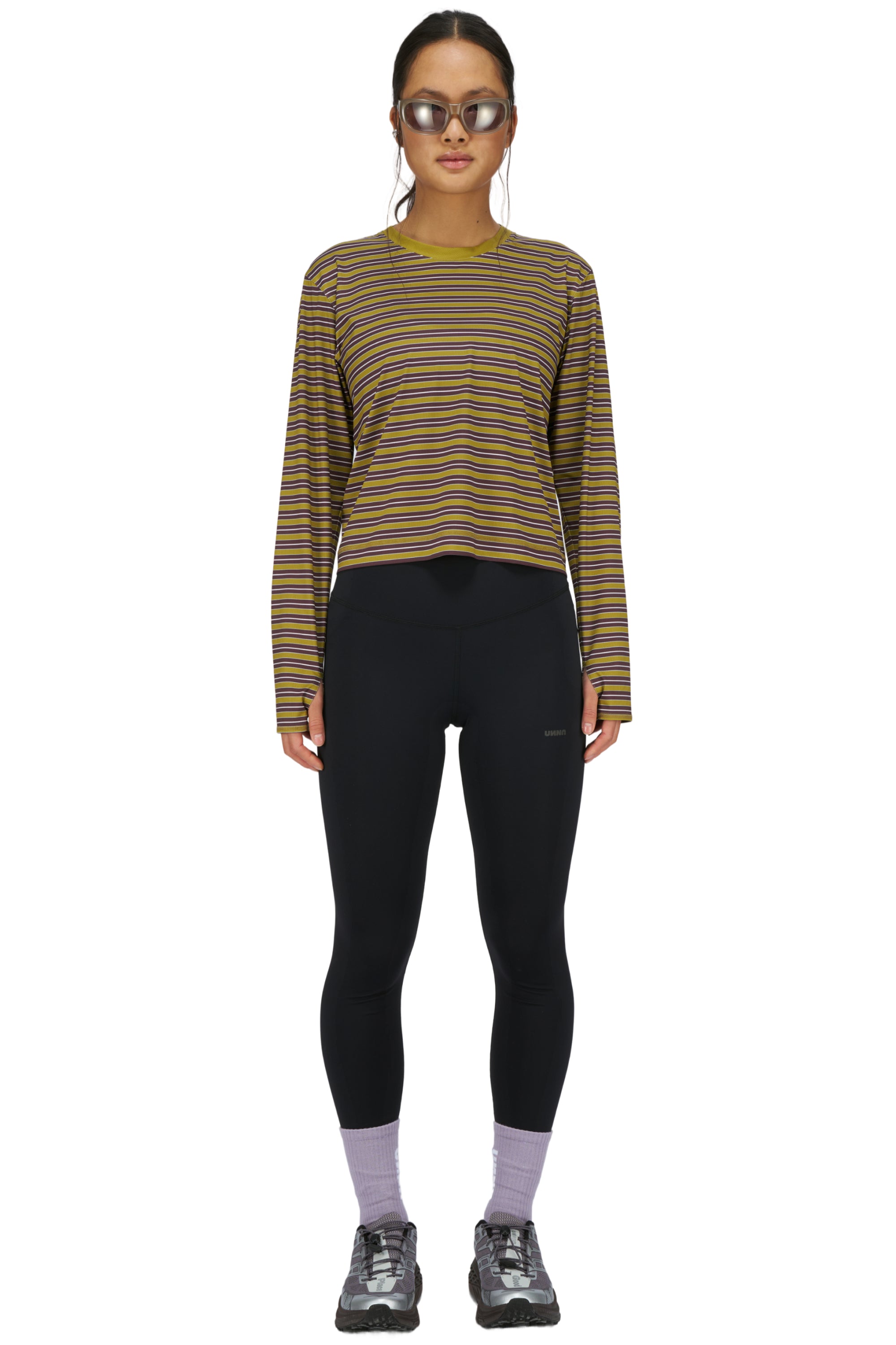 UNNA BORN TO JOG STRIPED LS W