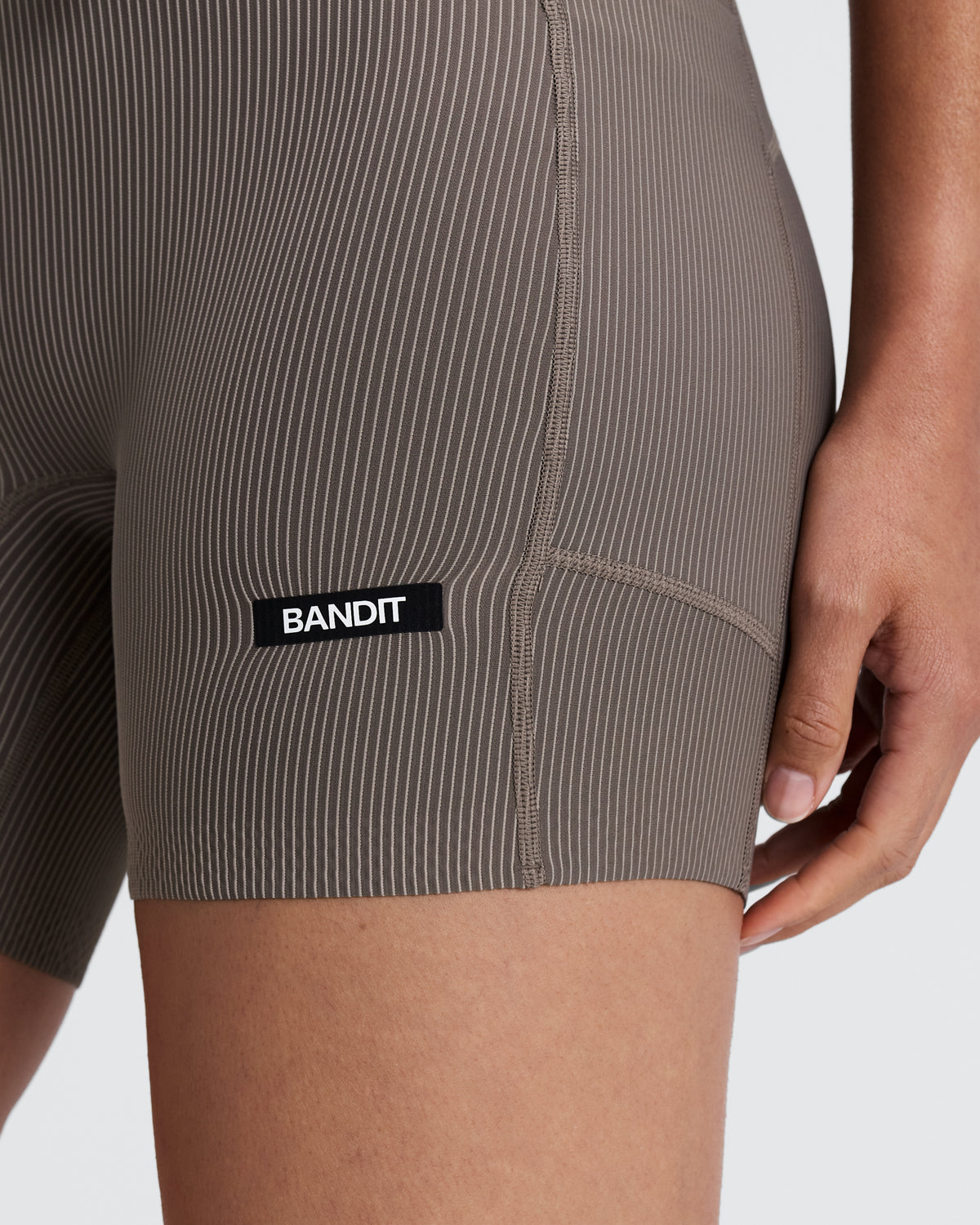 Bandit Running Women's Striped Cadence™ 5" Compression Shorts