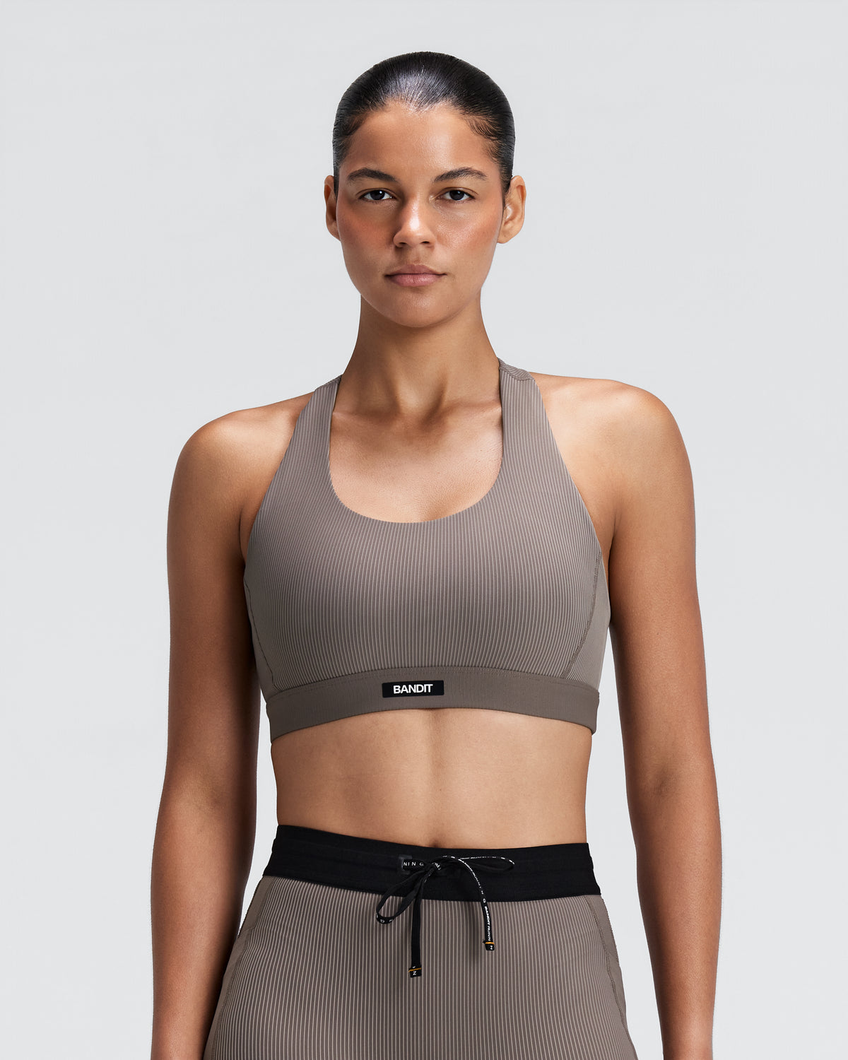 BBandit Running Women's Striped Cadence™ Scoop Neck T-Back Run Bra