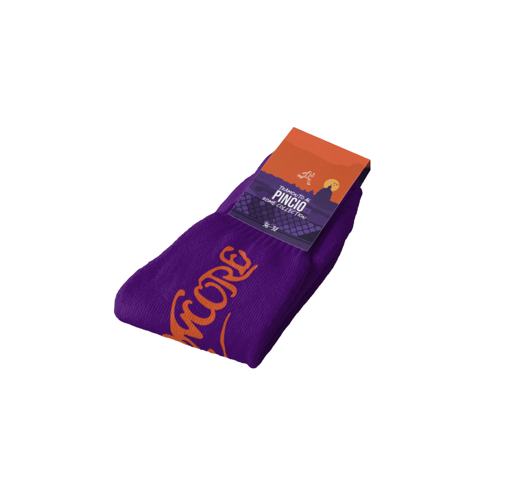 RUNCORE Socks "Tramonto Al Pincio"