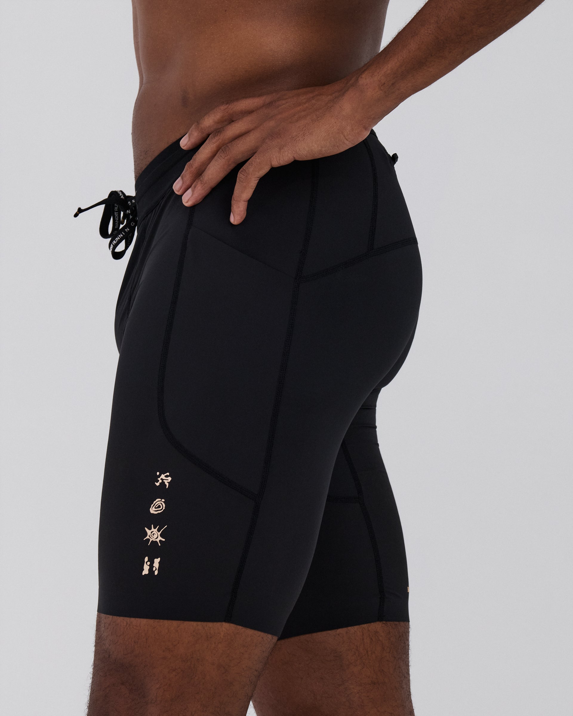 BANDIT RUNNING SO-LITE 1/2 TIGHT (NERO)