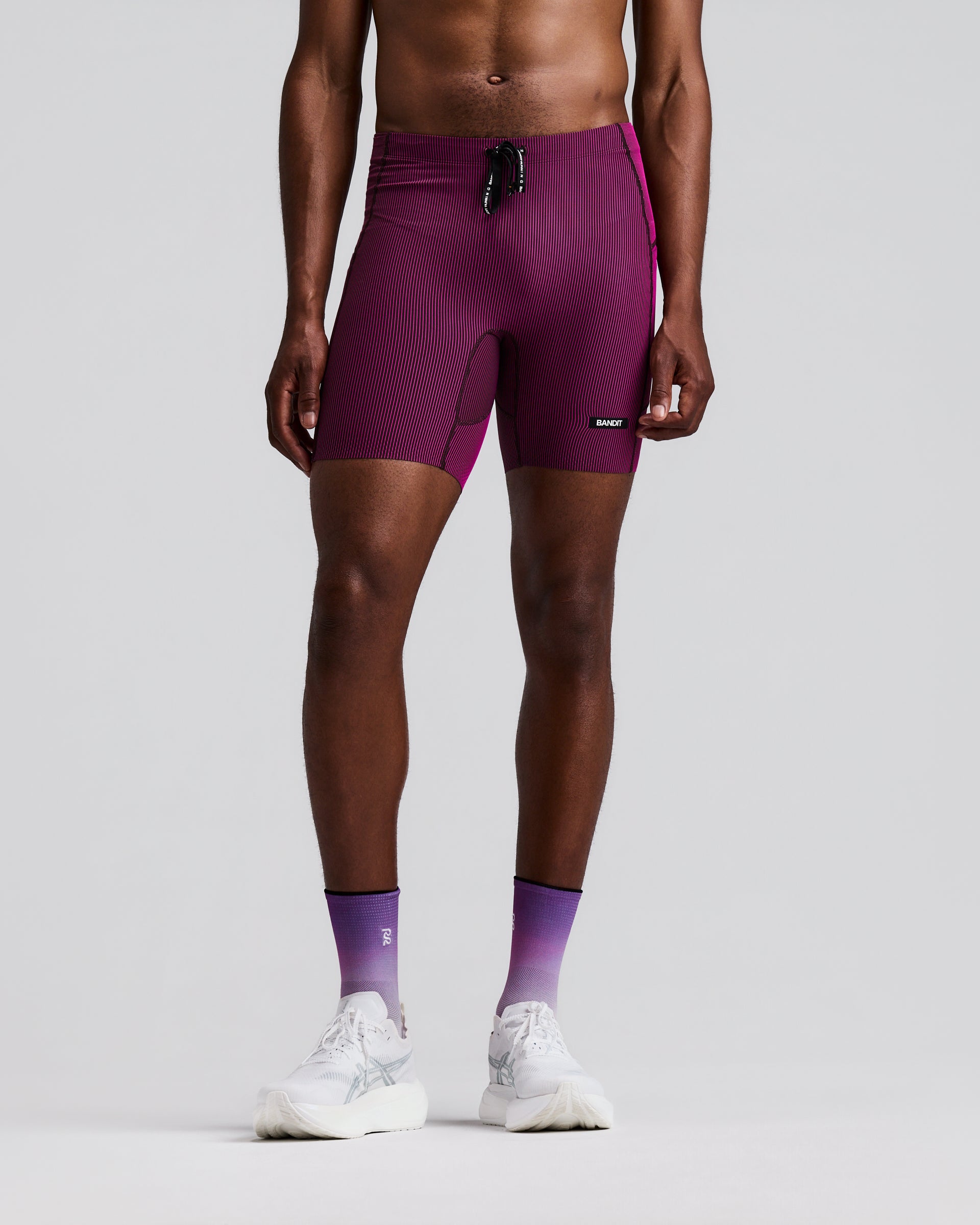 BANDIT RUNNING STRIPED CADENCE NEXT GEN 1/4 TIGHT