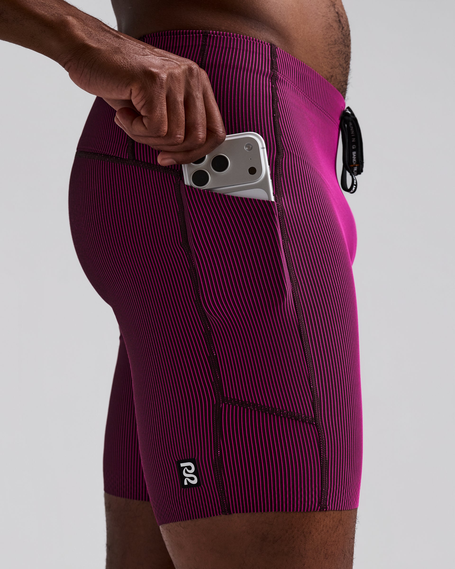 BANDIT RUNNING STRIPED CADENCE NEXT GEN 1/4 TIGHT