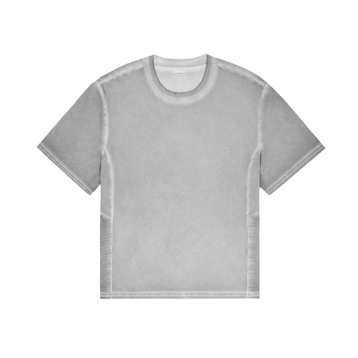 BANDIT RUNNING — MEN'S FRIOSOFT™ PERFORATED BOX TEE — CONCRETE TAUPE