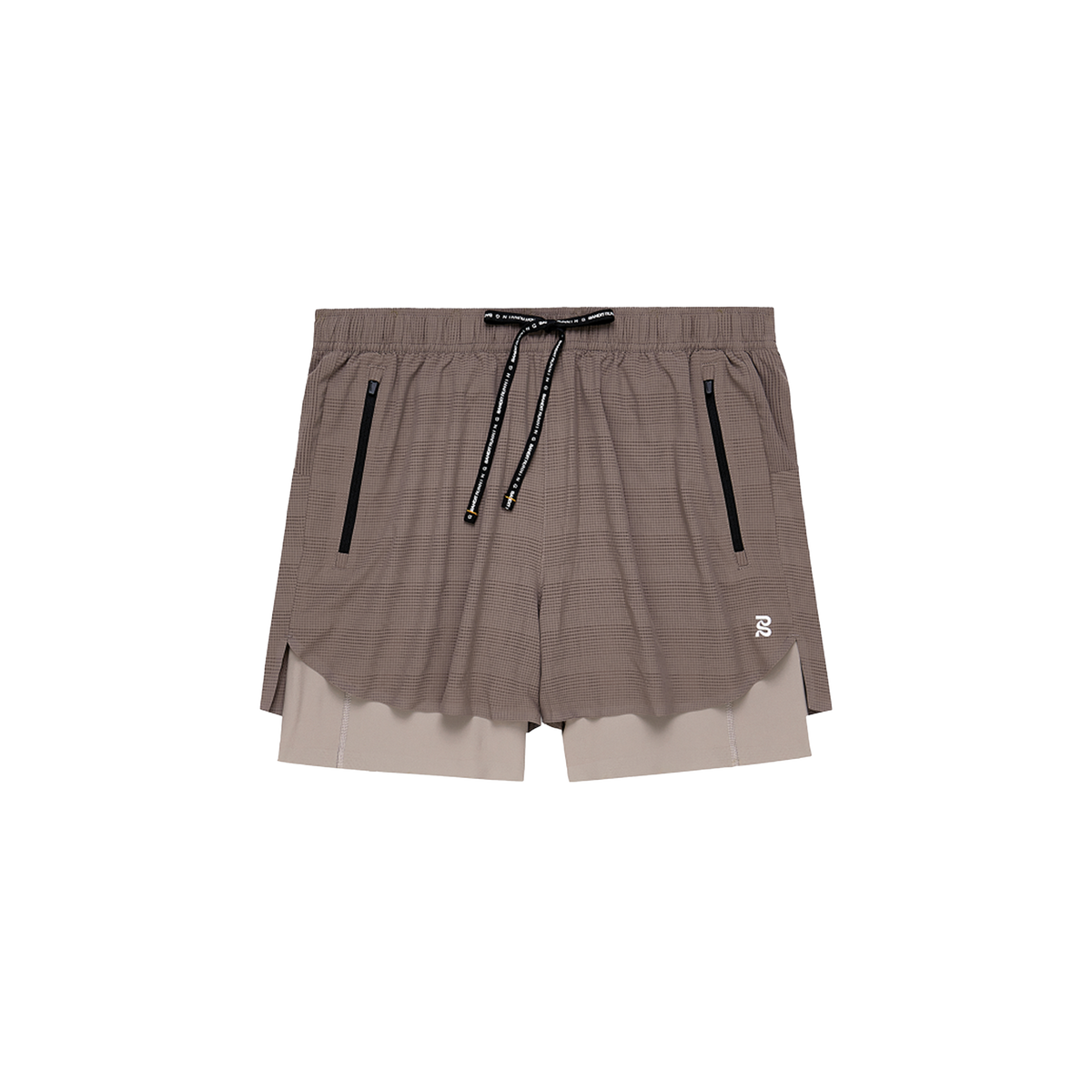 BANDIT RUNNING — MEN'S COOLGRID™ DUO SHORT — COCOA