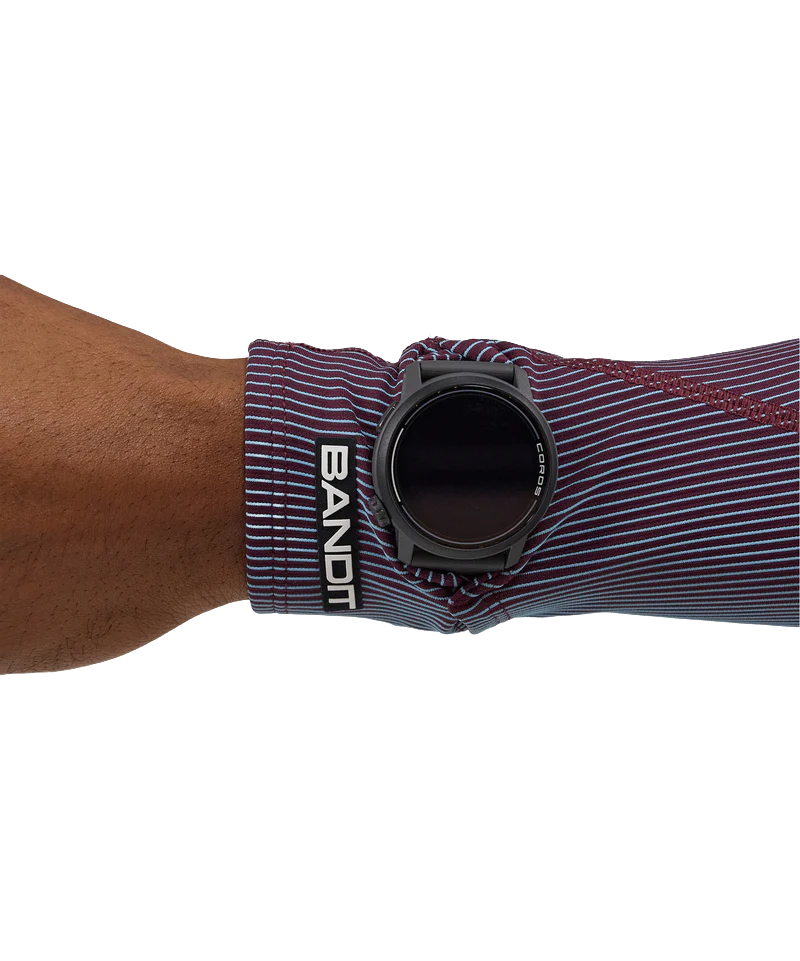 Bandit Running Striped Cadence Arm Sleeve