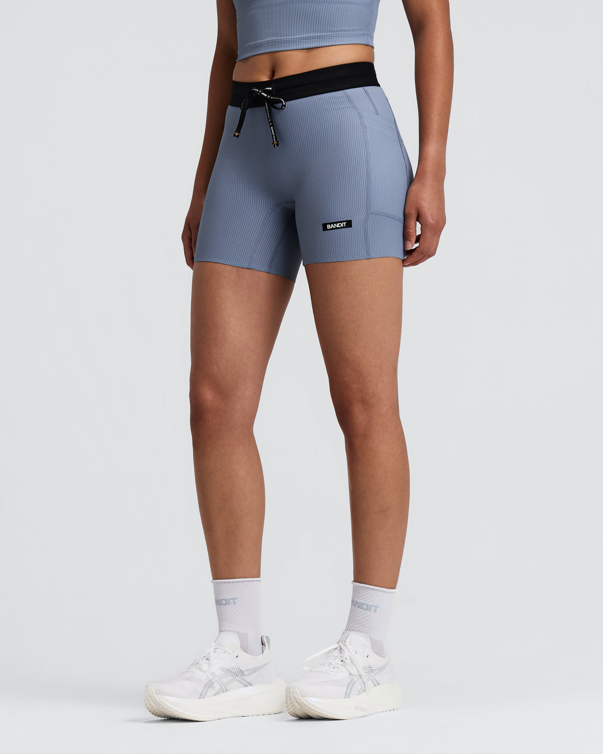 Bandit Running Women's Striped Cadence™ 5" Compression Shorts