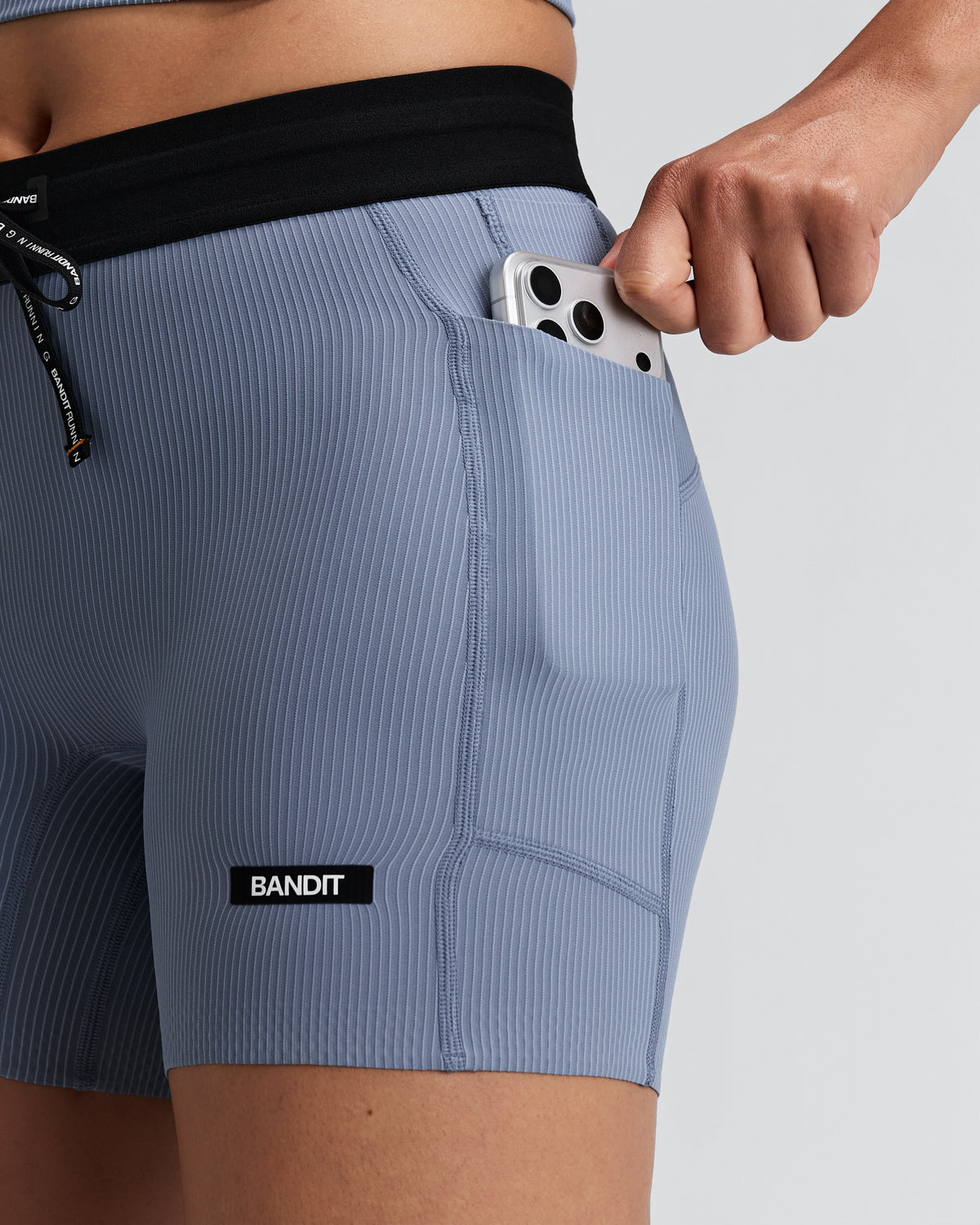 Bandit Running Women's Striped Cadence™ 5" Compression Shorts