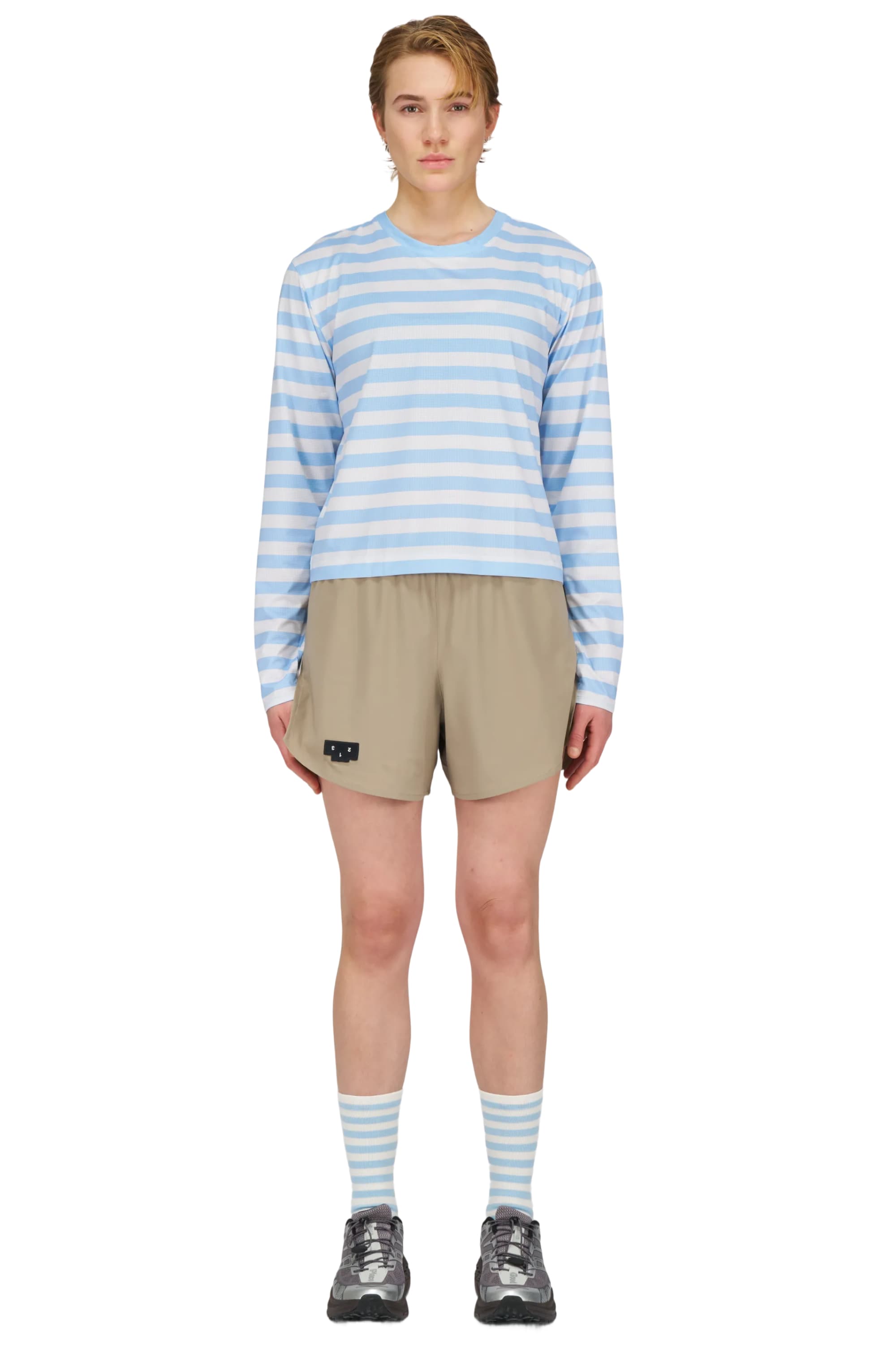 UNNA STRIPED LONG SLEEVE W