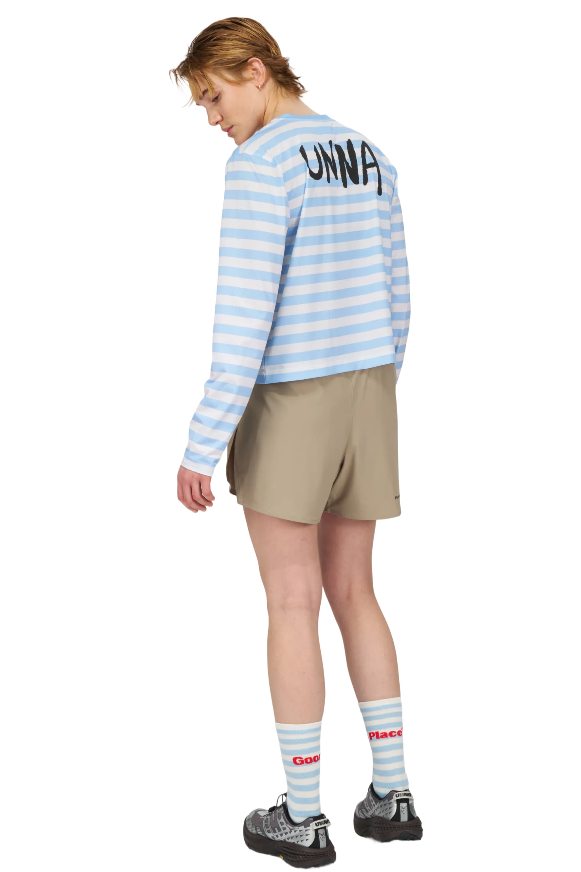 UNNA STRIPED LONG SLEEVE W