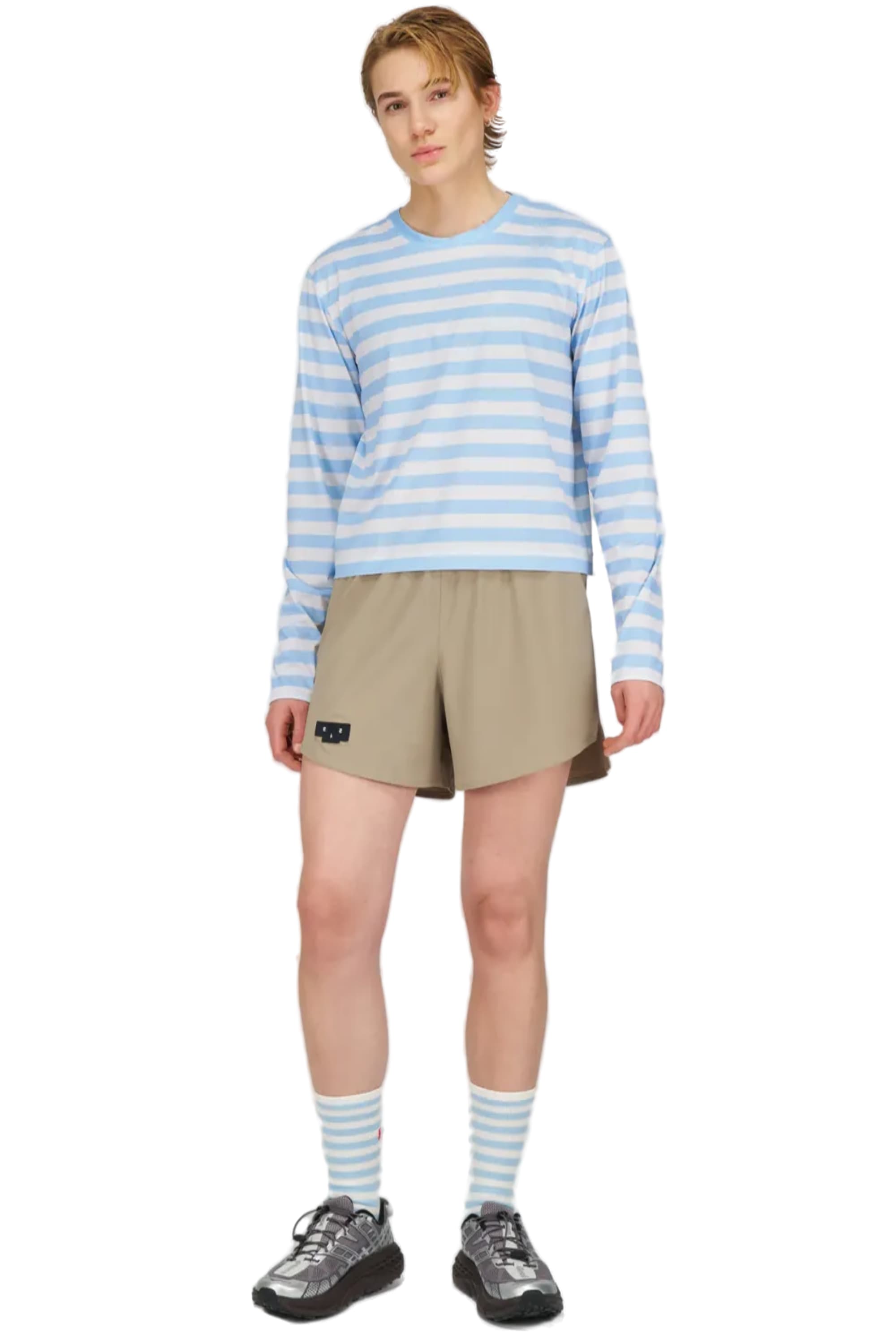 UNNA STRIPED LONG SLEEVE W