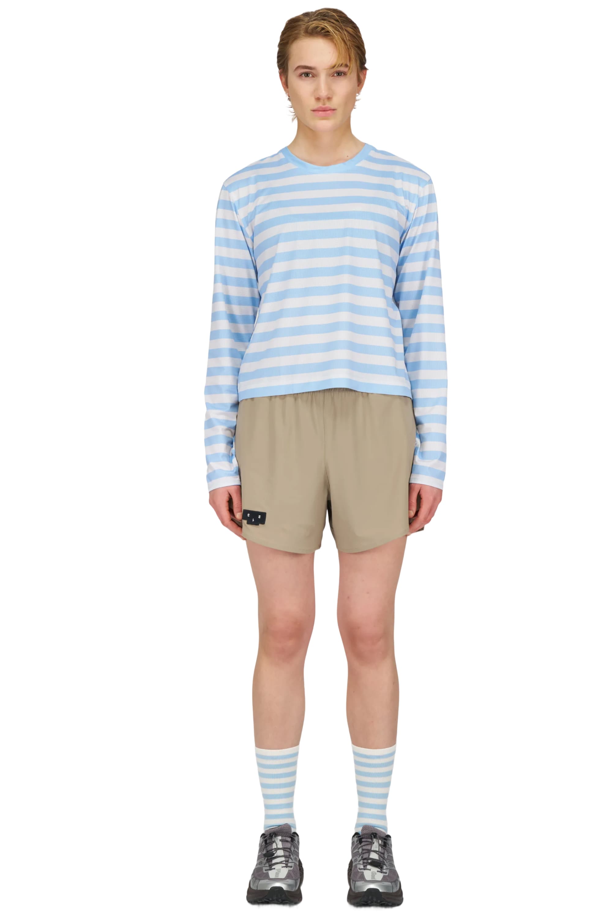 UNNA STRIPED LONG SLEEVE W