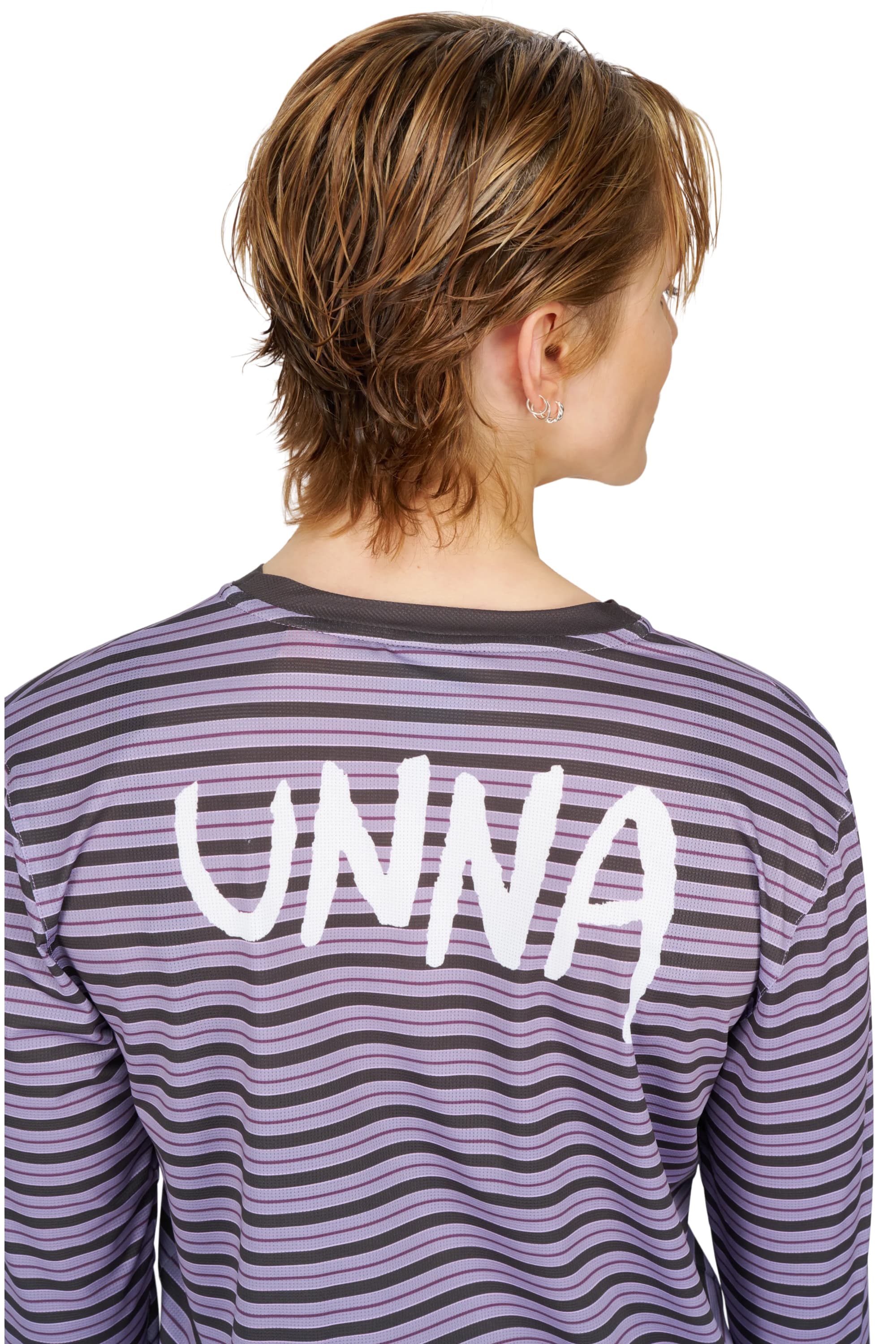 UNNA STRIPED LONG SLEEVE W