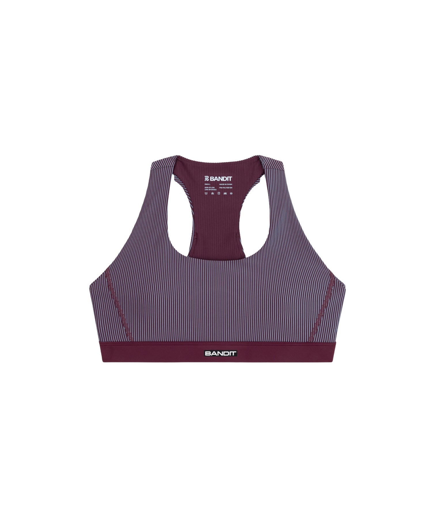 Bandit Running Striped Cadence Scoopneck