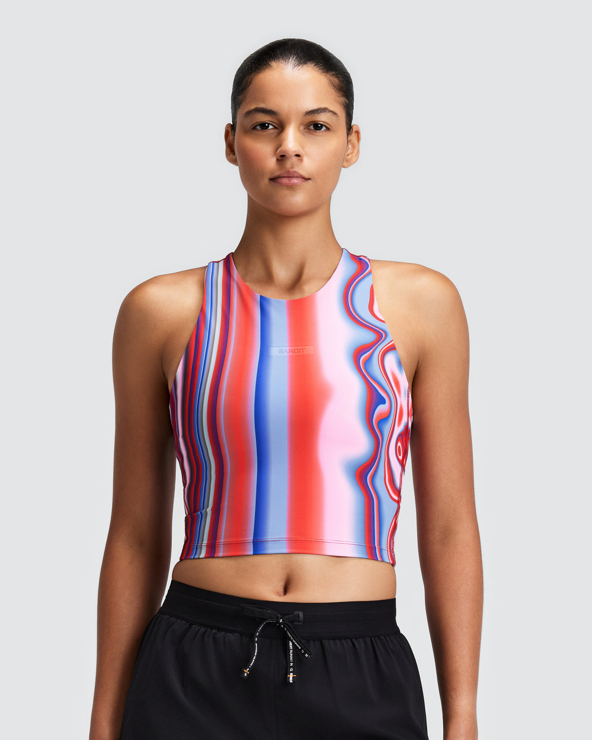 BANDIT RUNNING VANISHER STAMINA CROP MELTED GRADIENT