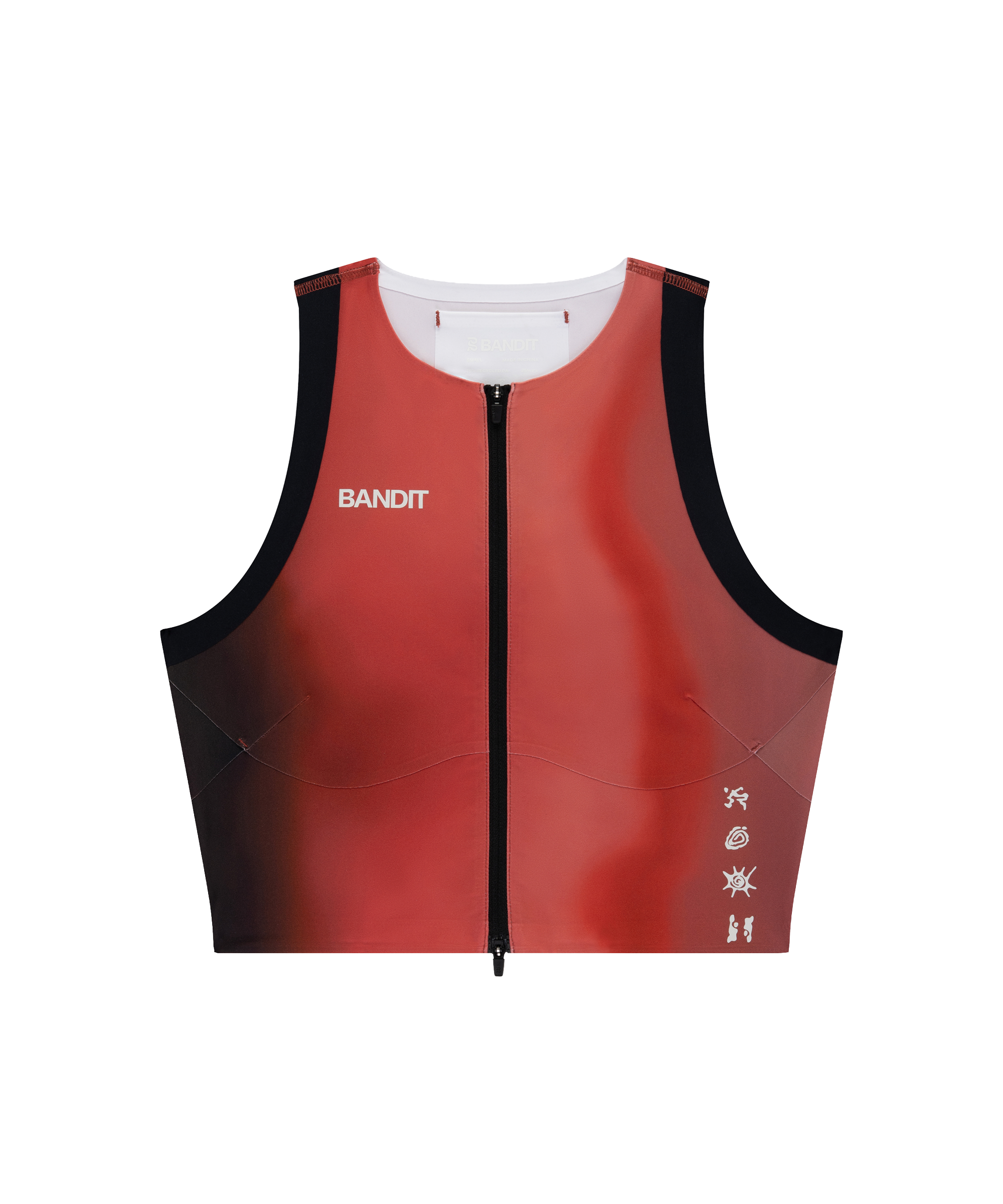 BANDIT RUNNING ADAPTO ZIP FRONT TANK