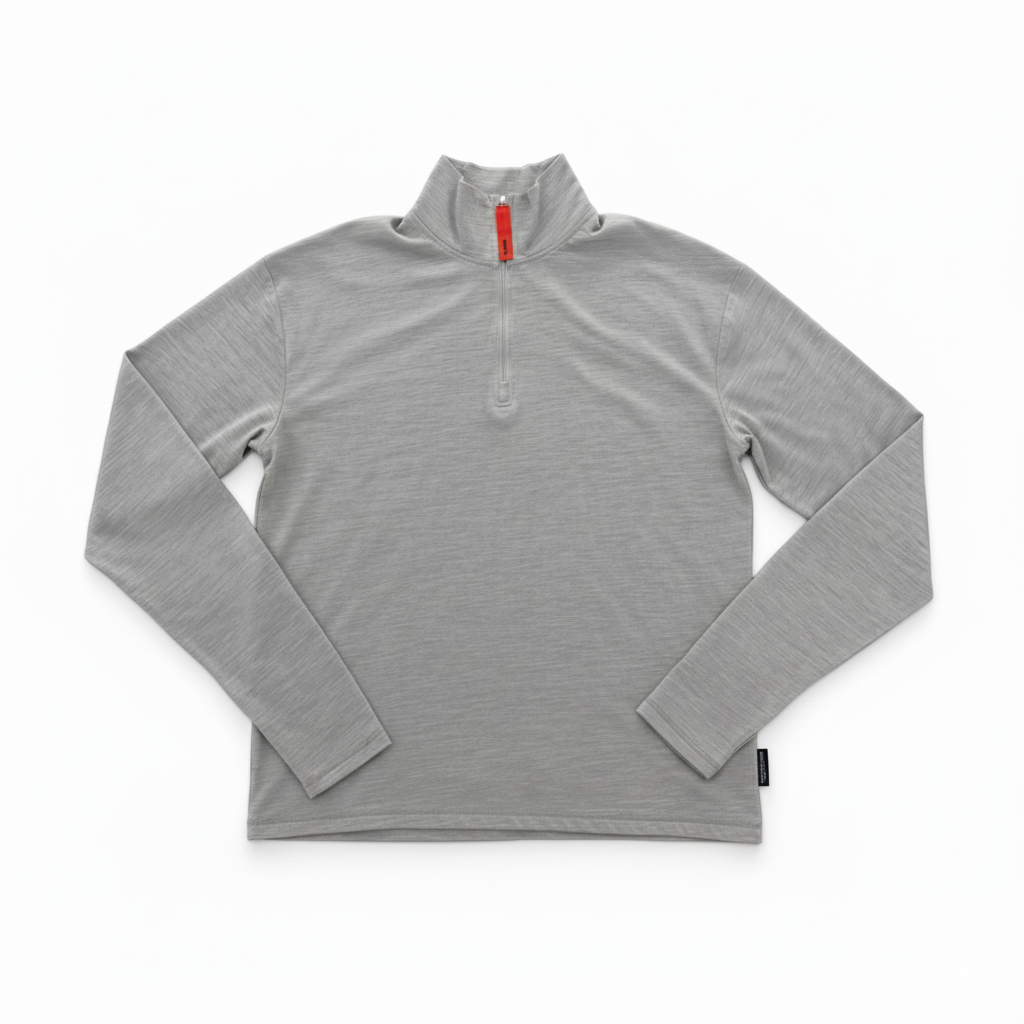 UNNA Zip-Up Wool Layer